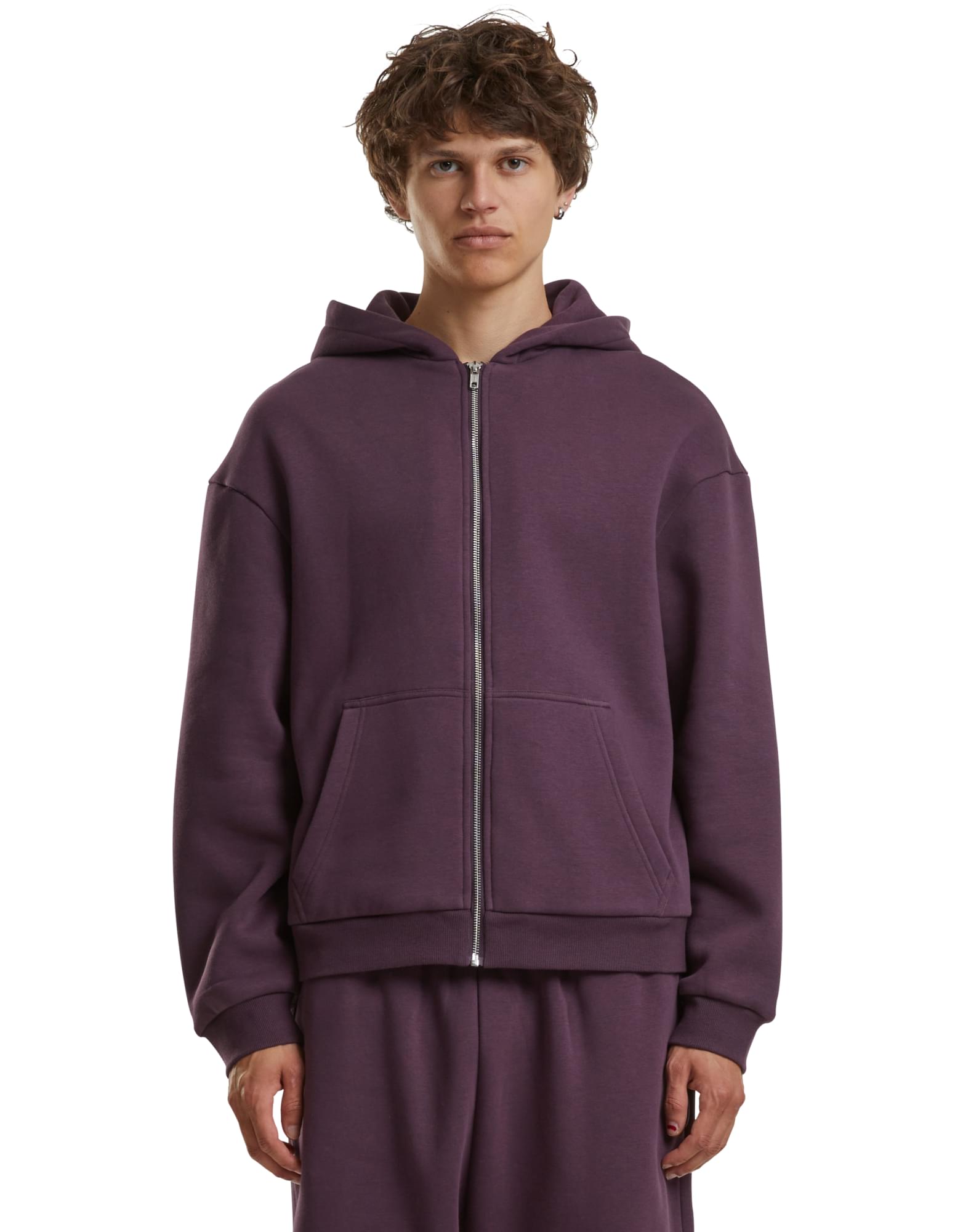 Oversized Fluffy Kapuzenpullover zip jacke mit Ihrem Logo