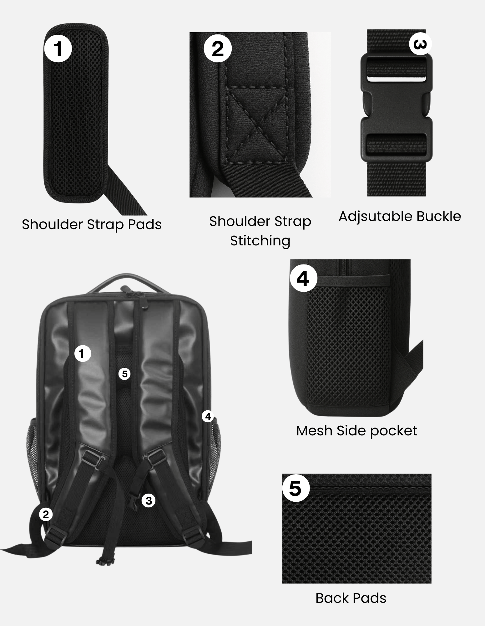 Barber Backpack Rucksack – Barber Werkzeug Tasche und Reise-Organizer mit individuellem Logo.