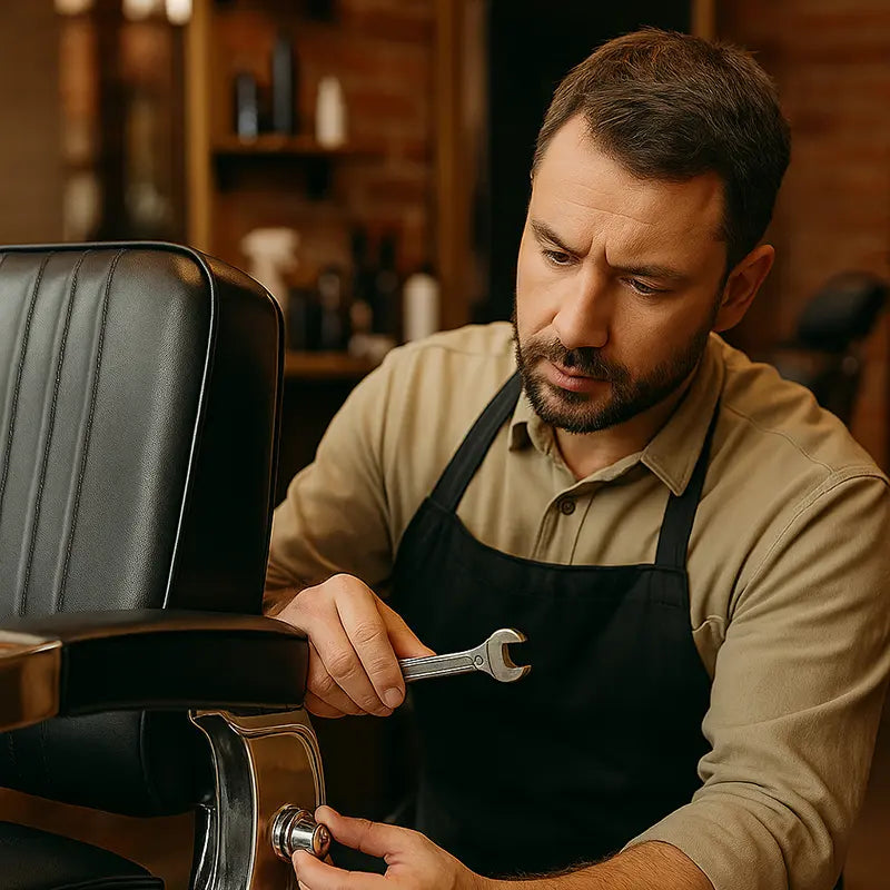 Barberstuhl reparieren