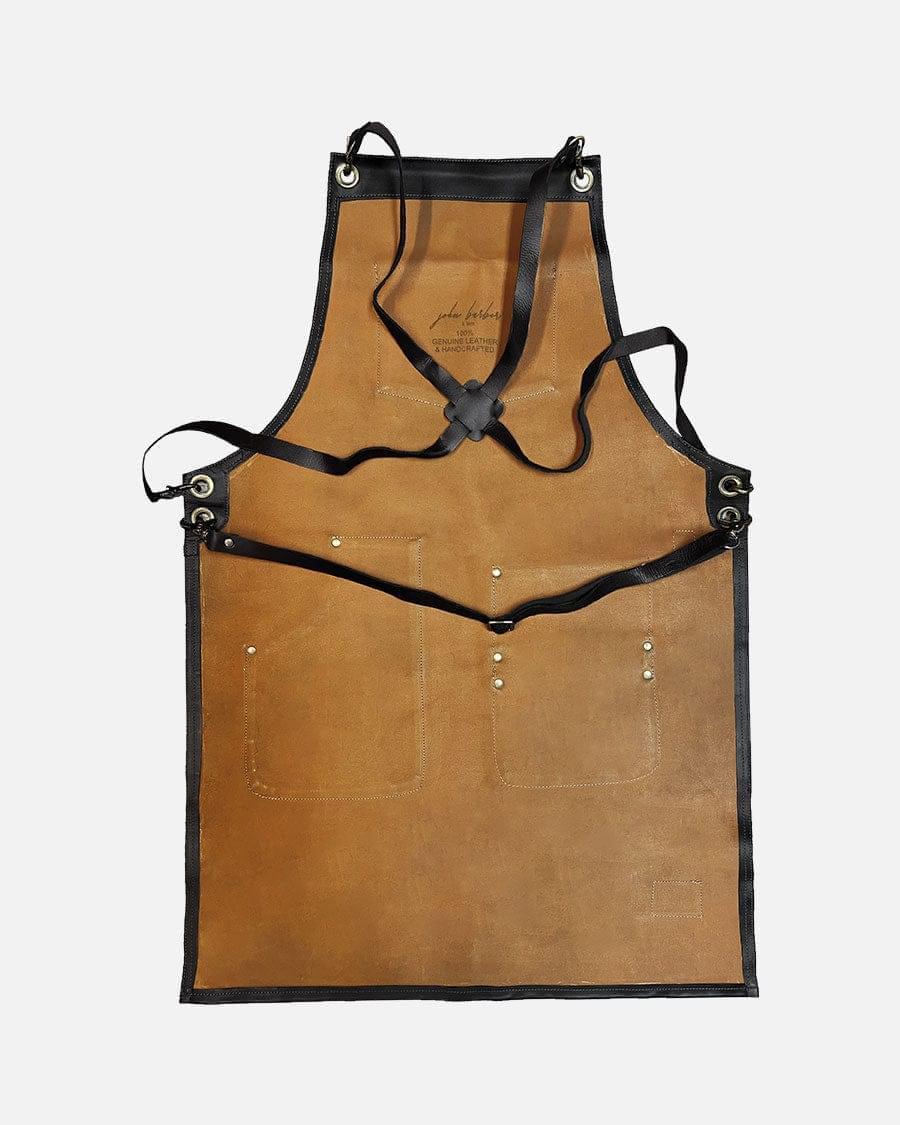 johnbarbersons Barber & Friseur Schürze aus echtem Leder