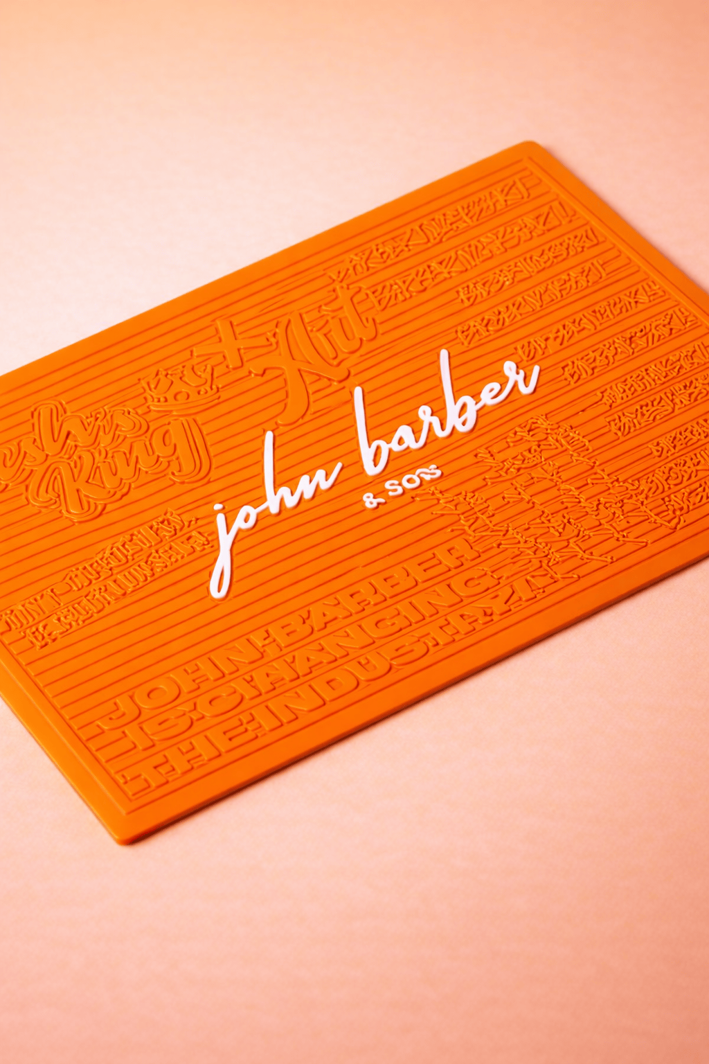 Stationsmatte Barber Silikon Matte