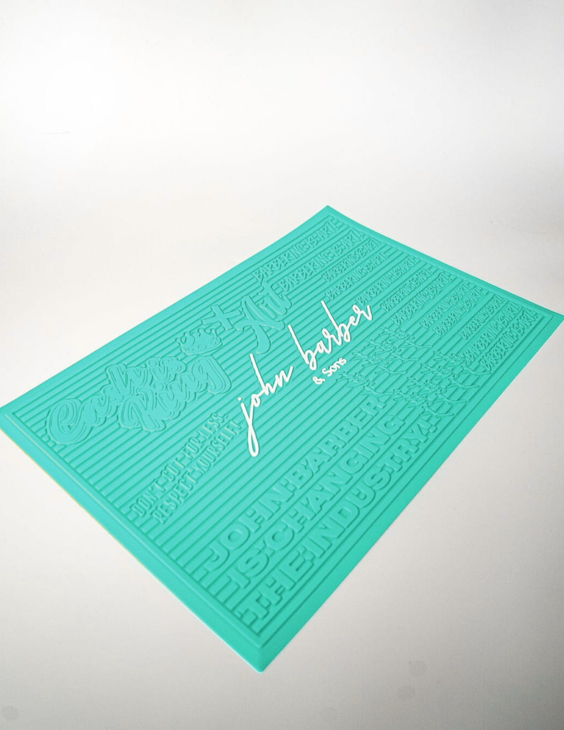 Station mat barber silicone mat