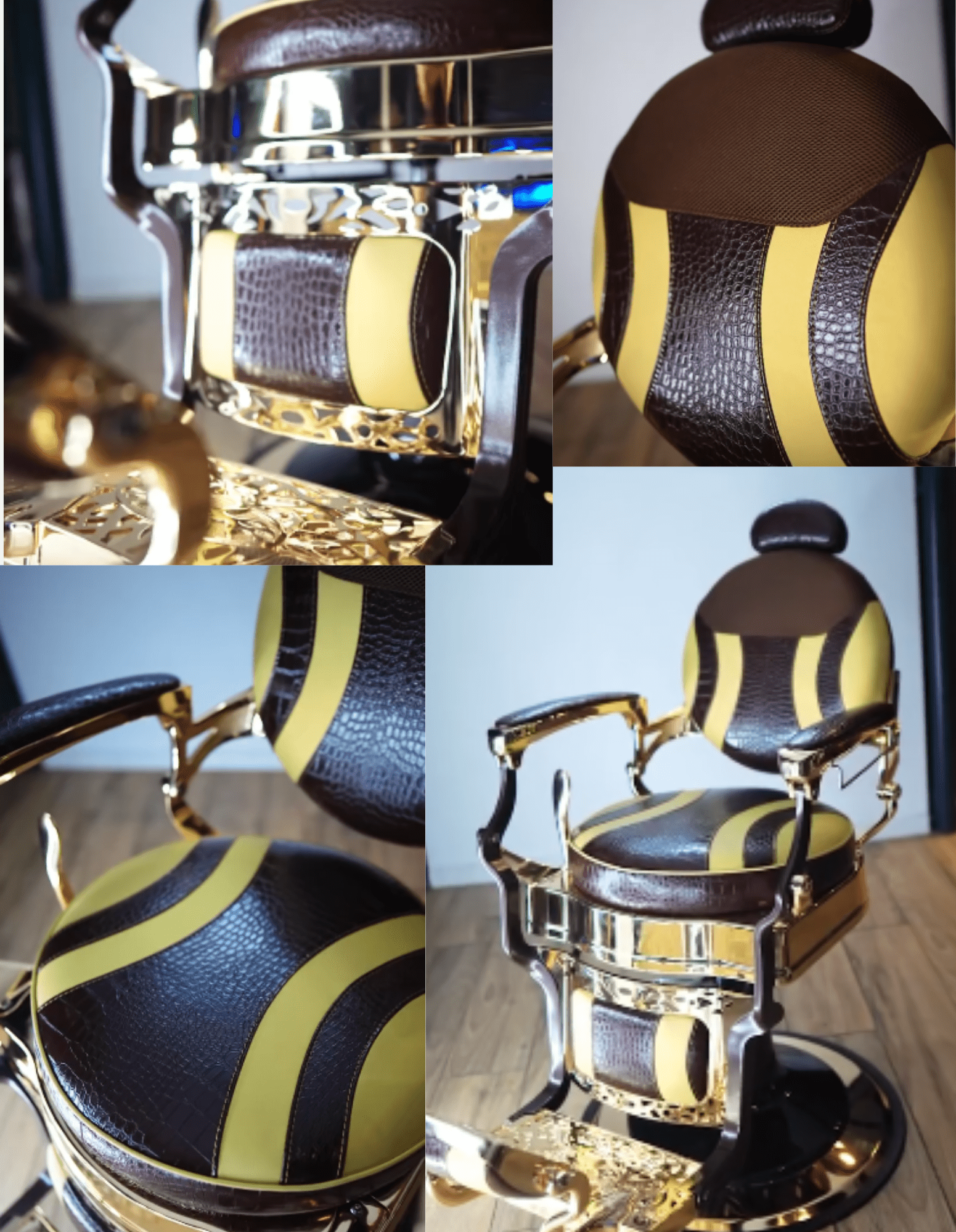 Barberstühle nach Maß – Von Rahmen bis Polsterung individuell gestaltet.