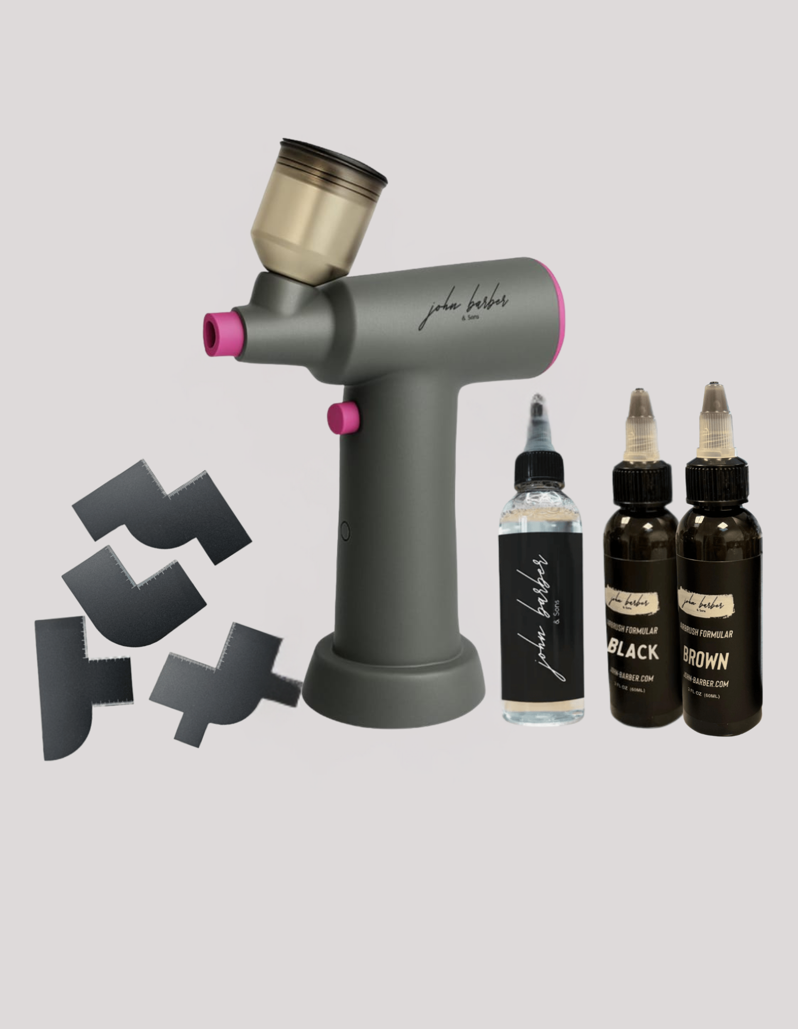 Airbrush Set für Barbiere und Friseure – Präzisionswerkzeug für Line-Up und Fade