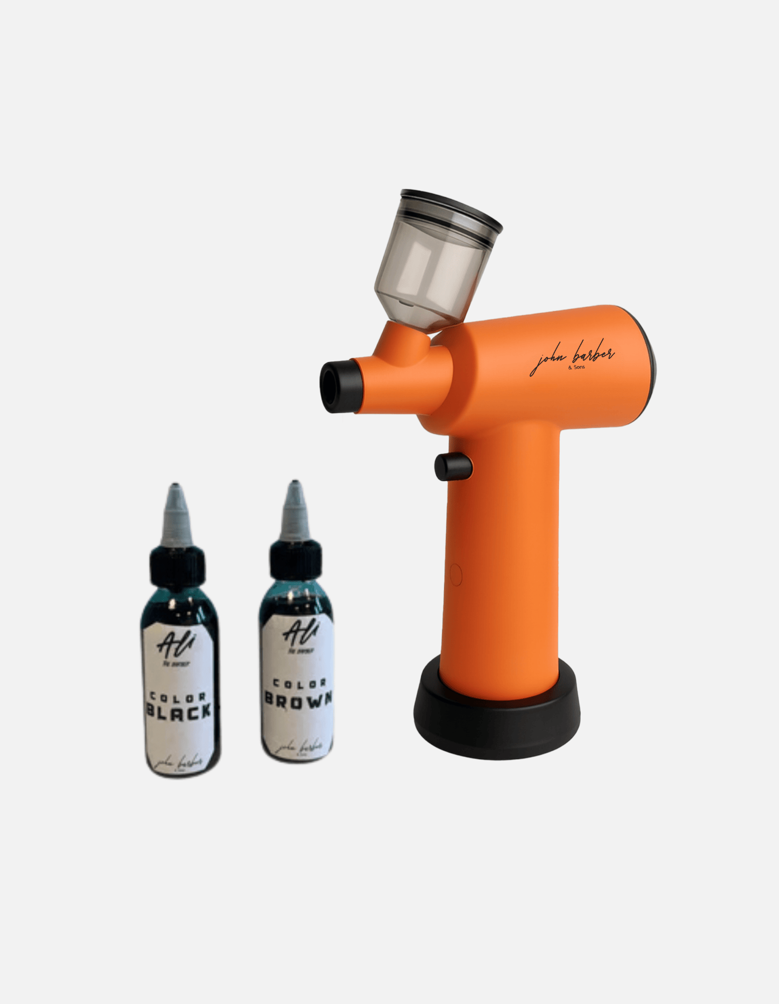 Airbrush line-up pistole pro maskování a zvýraznění barvy vlasů