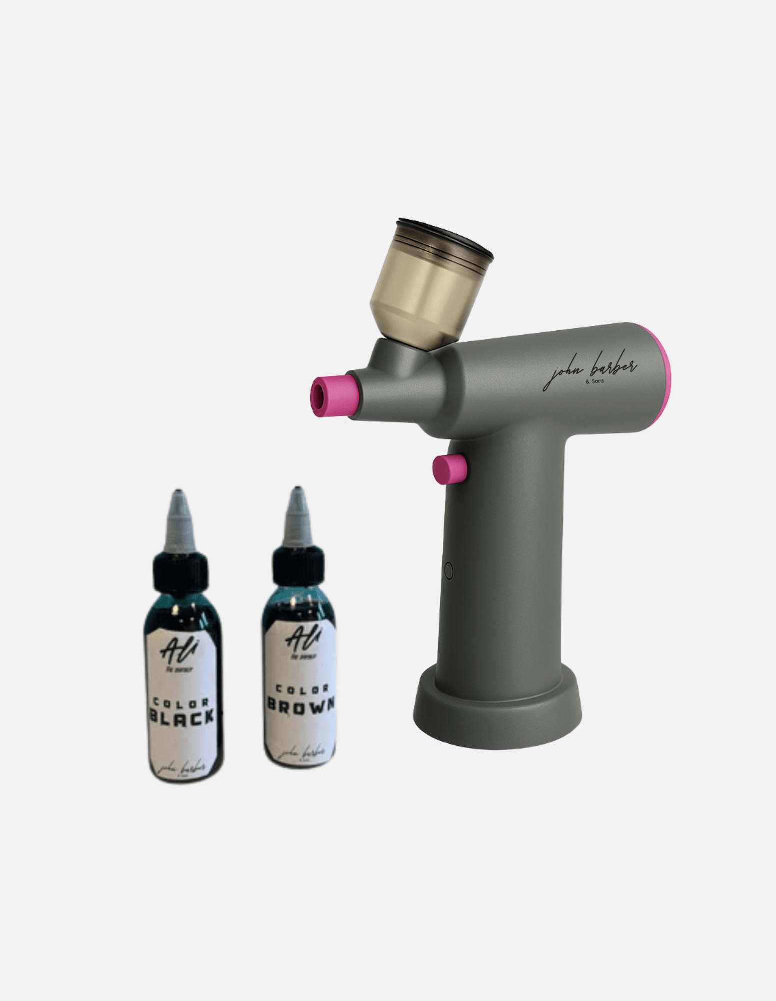 Airbrush line-up pistole pro maskování a zvýraznění barvy vlasů