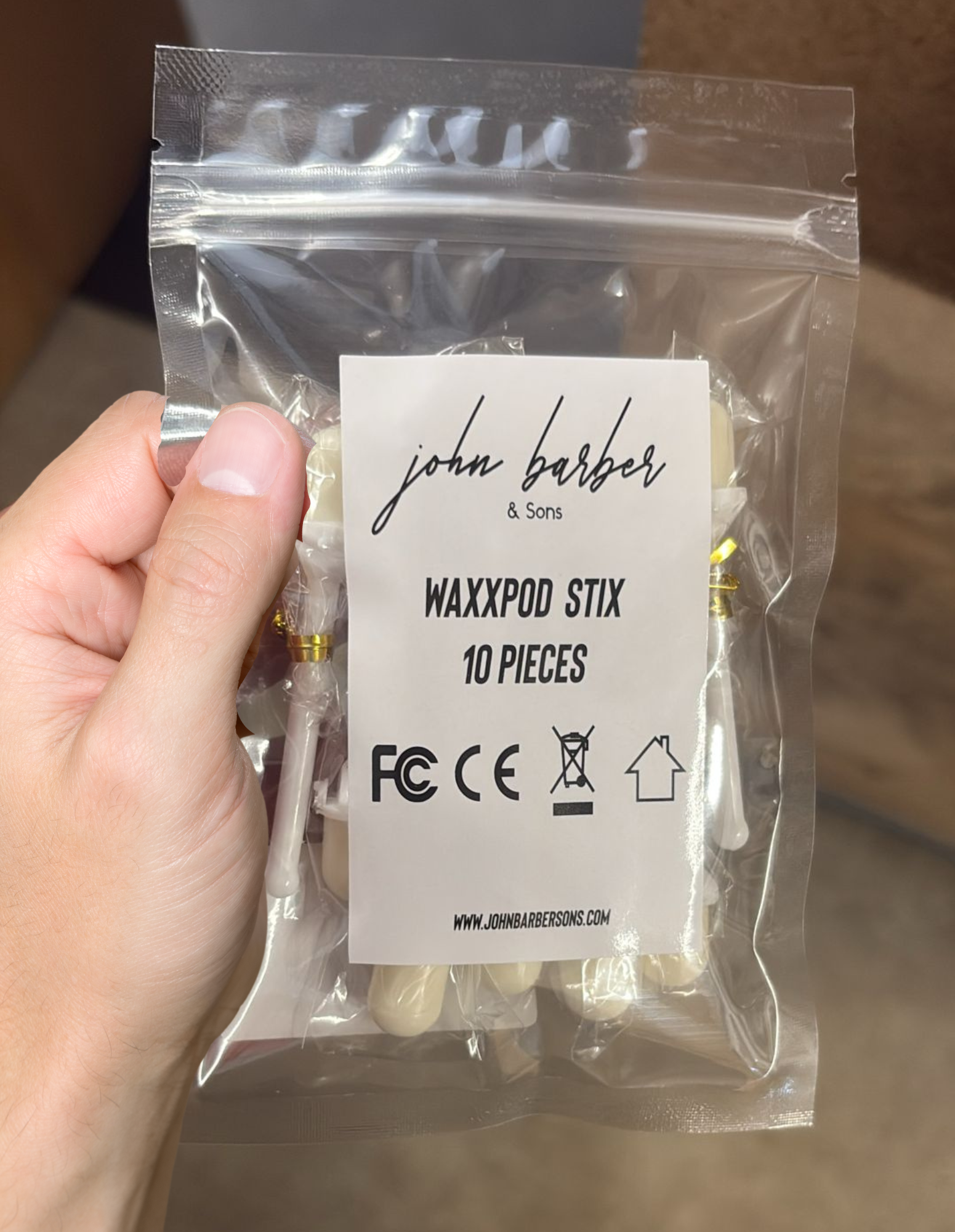 Waxx Stix™ Påfyllningspinnar för WaxxPod™ – Ren, Precis och Enkel Borttagning av Näsoch Öronhår