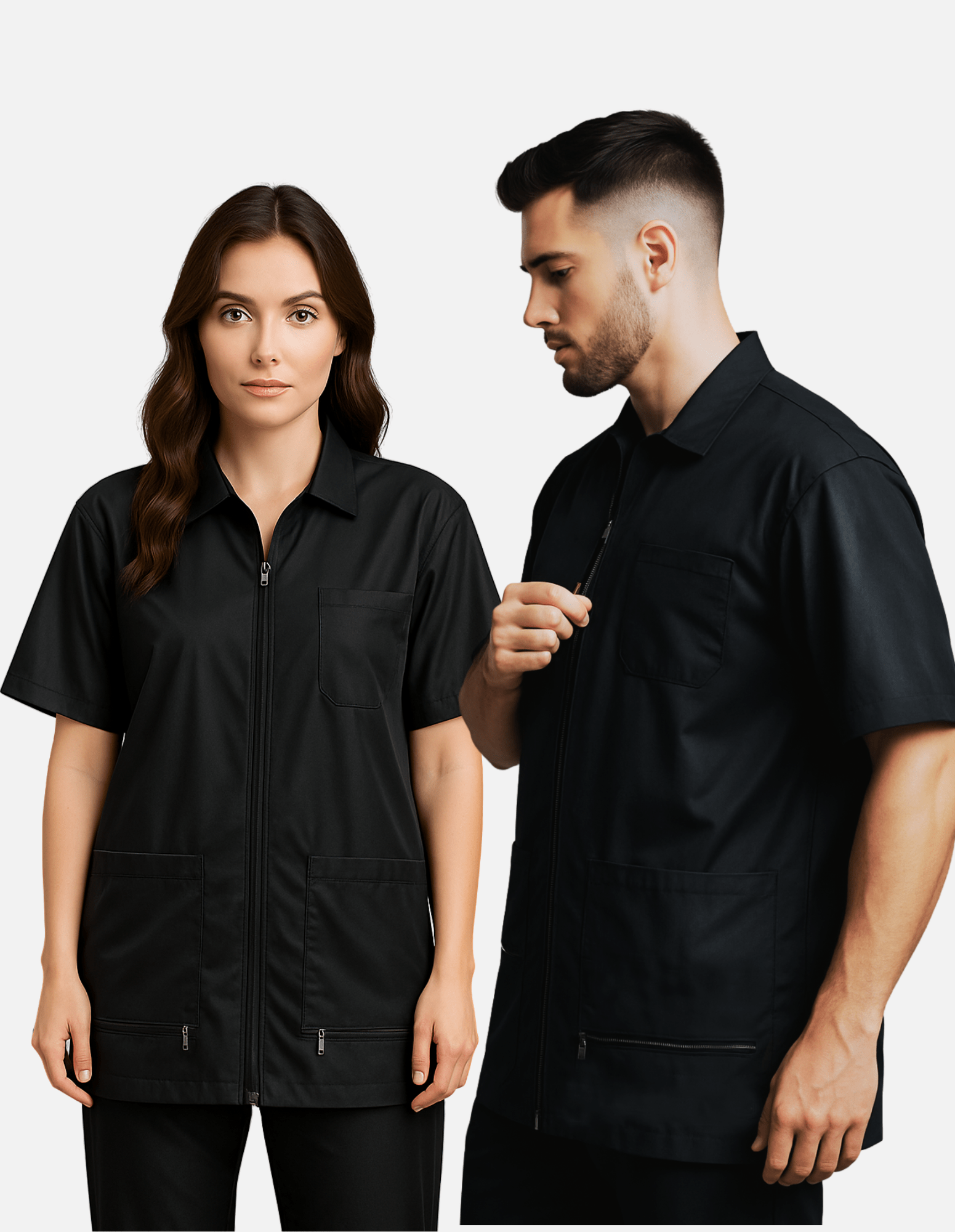 Lichte Jas voor Barber Salons, Kappers en Studio’s – optioneel met jouw Logo