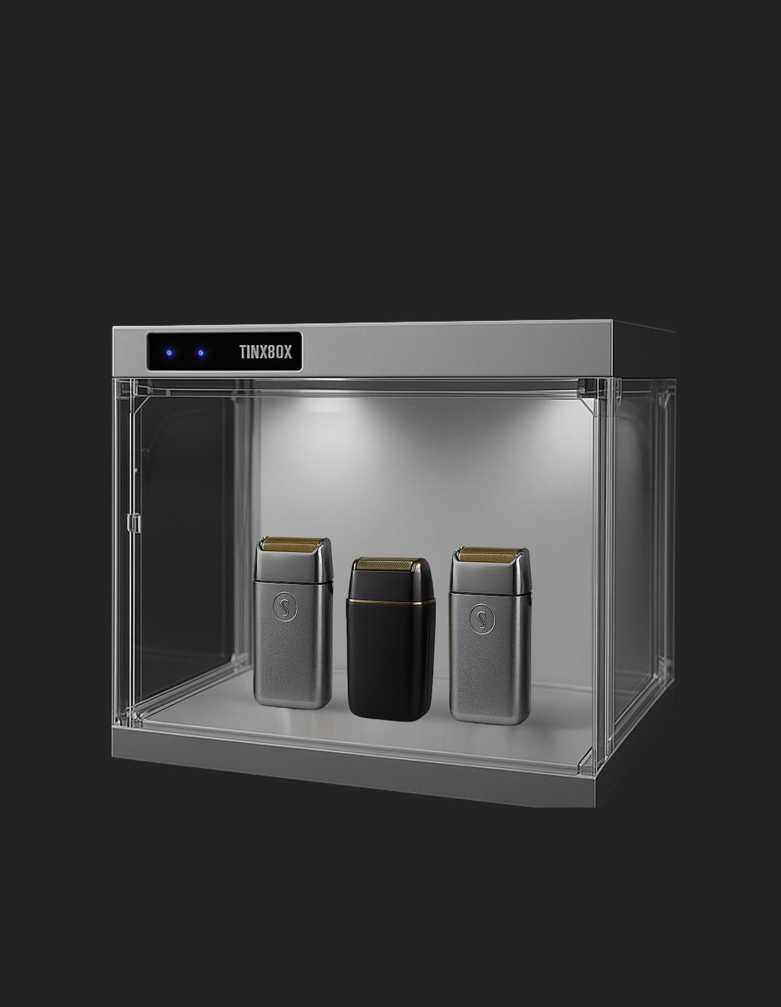 TINXBOX Smart Display Box – Vitrine für Sneaker und Sammlerstücke.