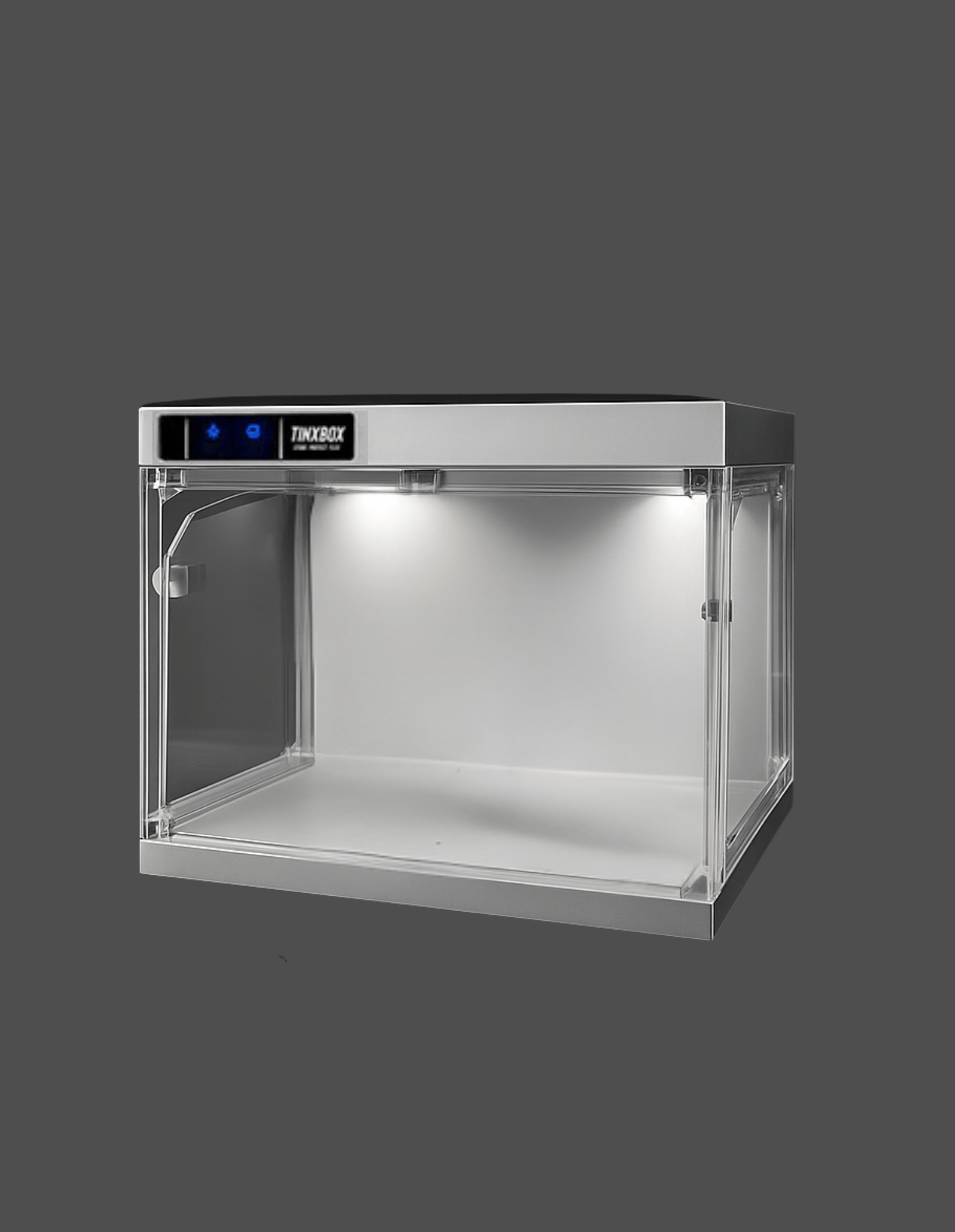 TINXBOX Smart Display Box – Vitrine für Sneaker und Sammlerstücke.