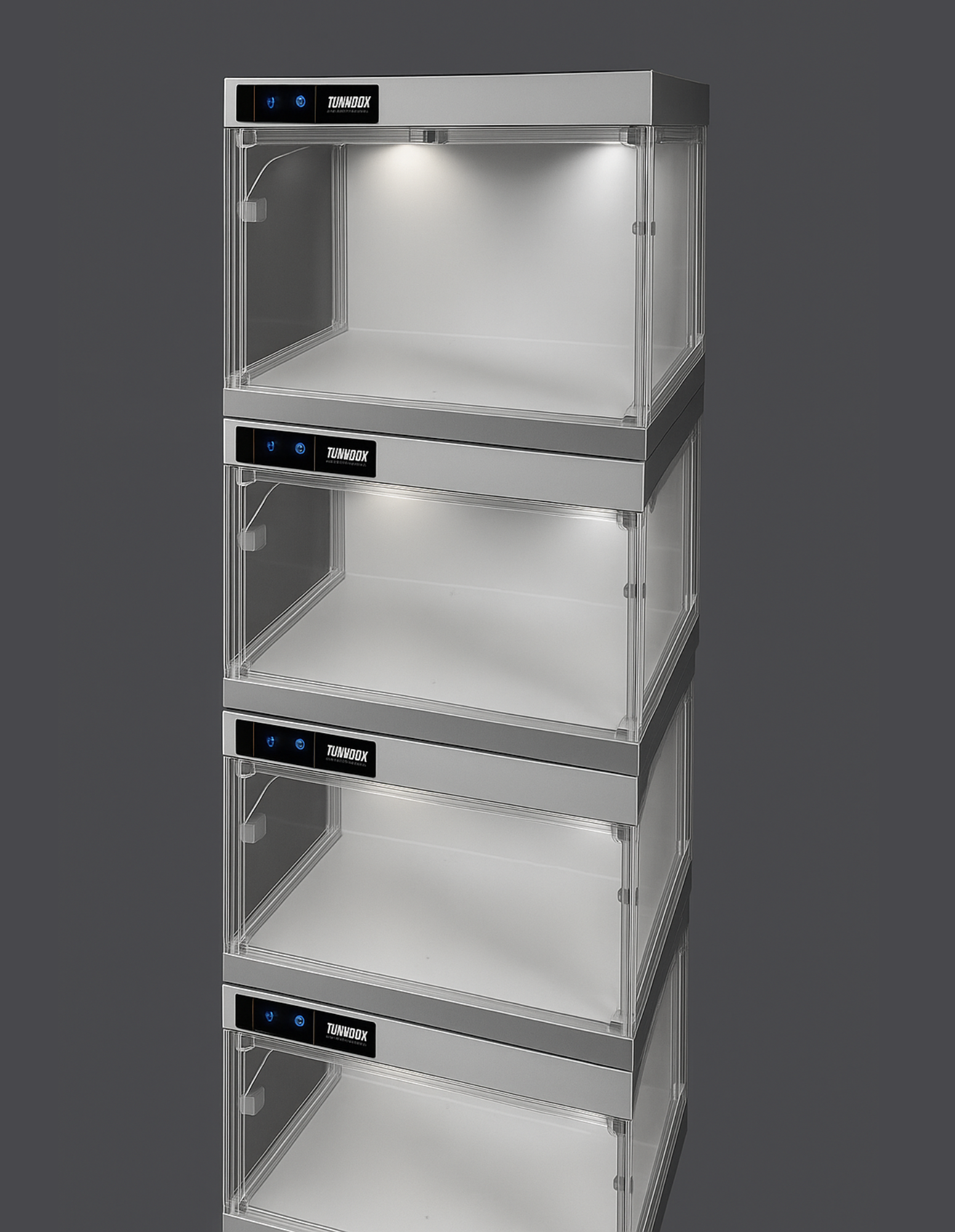 TINXBOX™ – صندوق عرض ذكي للأحذية الرياضية، المقتنيات والمزيد