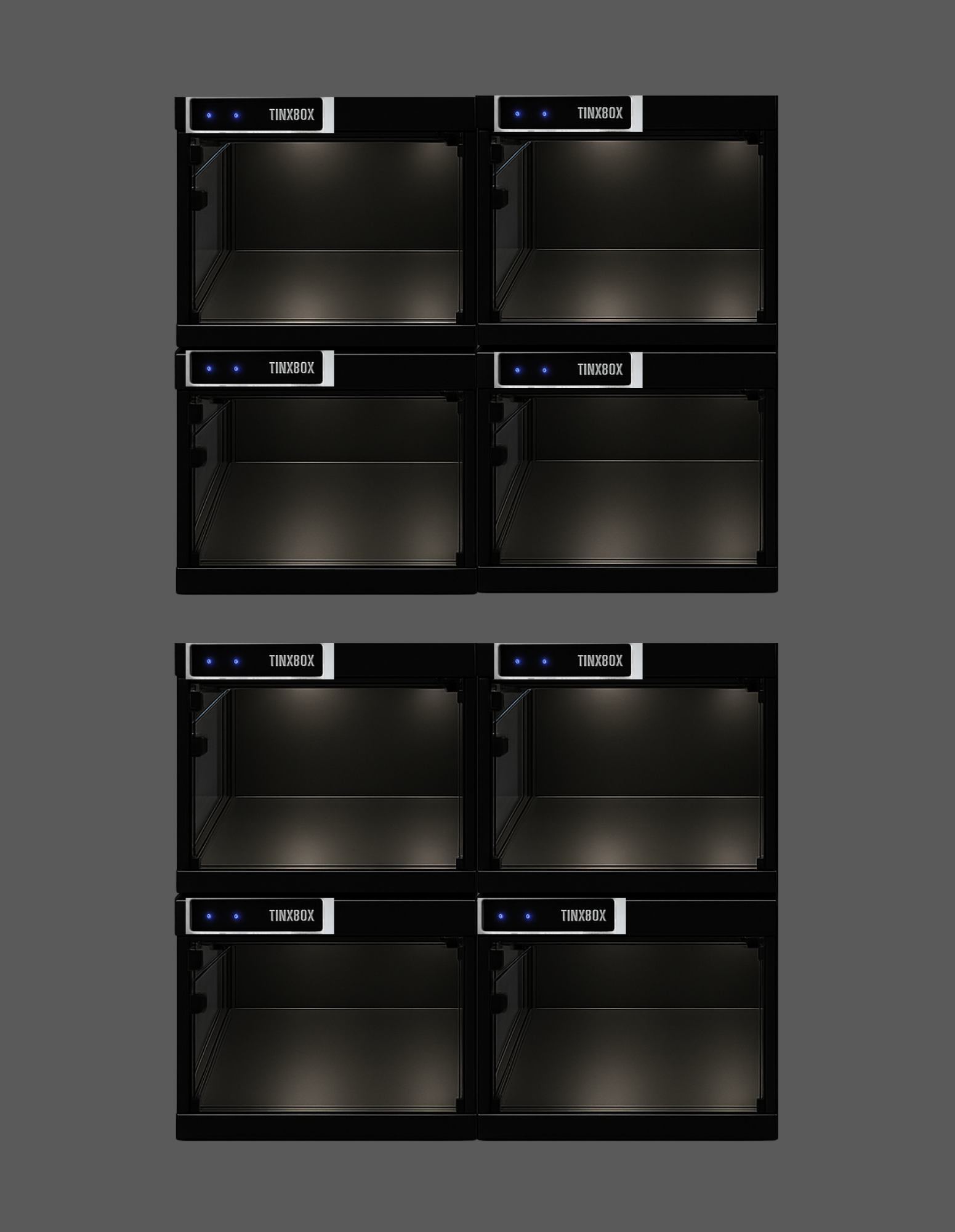 TINXBOX™ – صندوق عرض ذكي للأحذية الرياضية، المقتنيات والمزيد