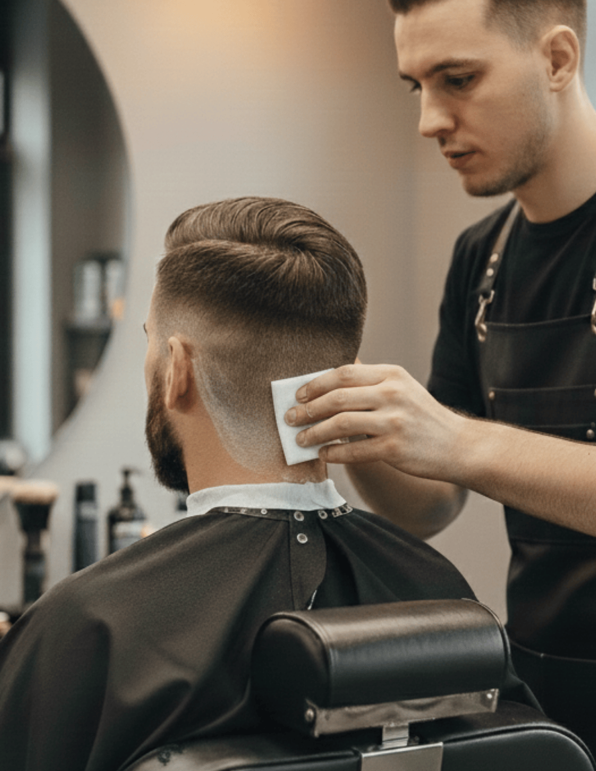 FadeFresh Barber Fade & Line Up Shampoo-Tücher – 100 Stück pro Packung, praktische Reinigungstücher für Haarlinie und Fade-Bereich, ohne Nachspülen oder Auswaschen.