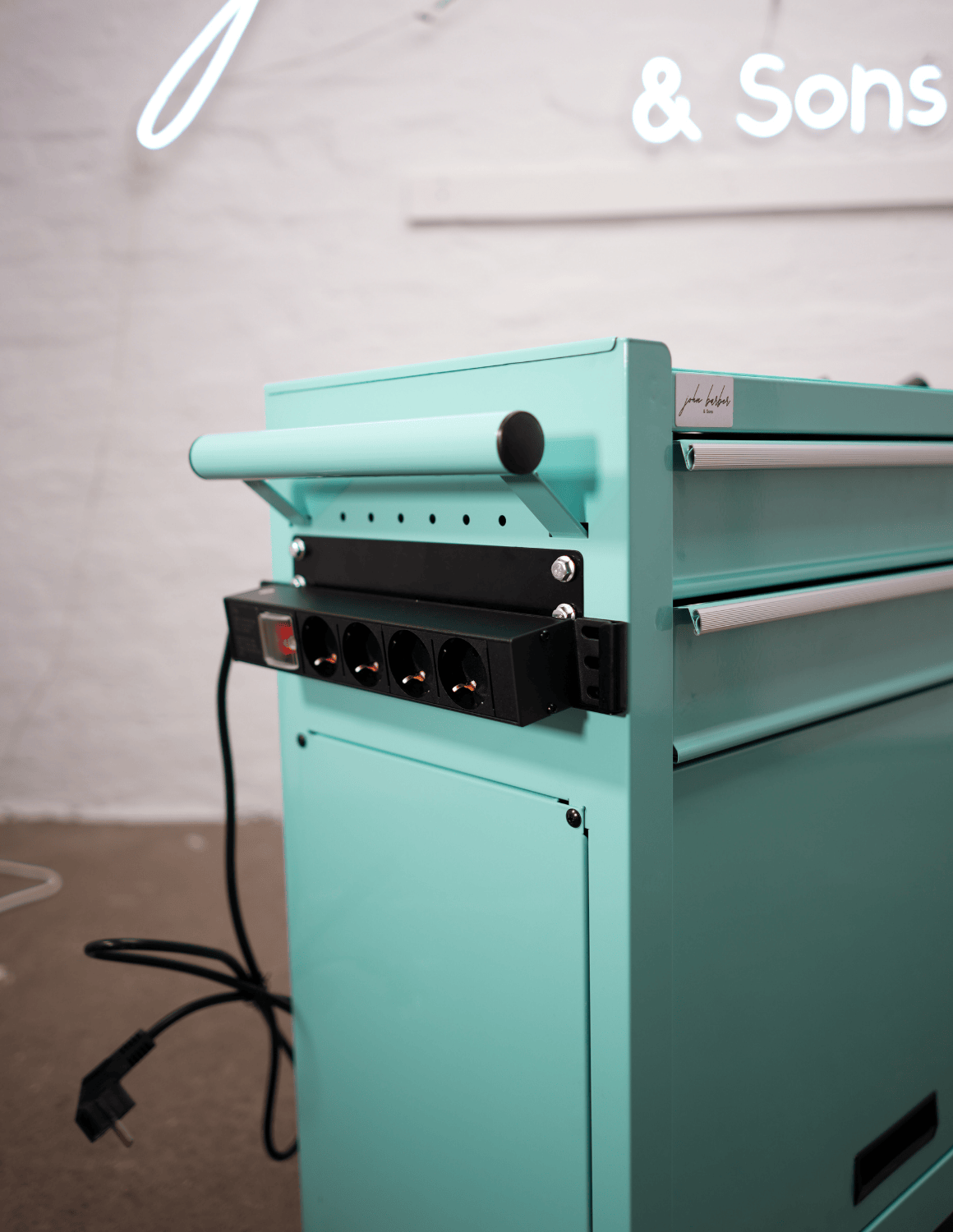 johnbarbersons Barber Trolley in Turquoise