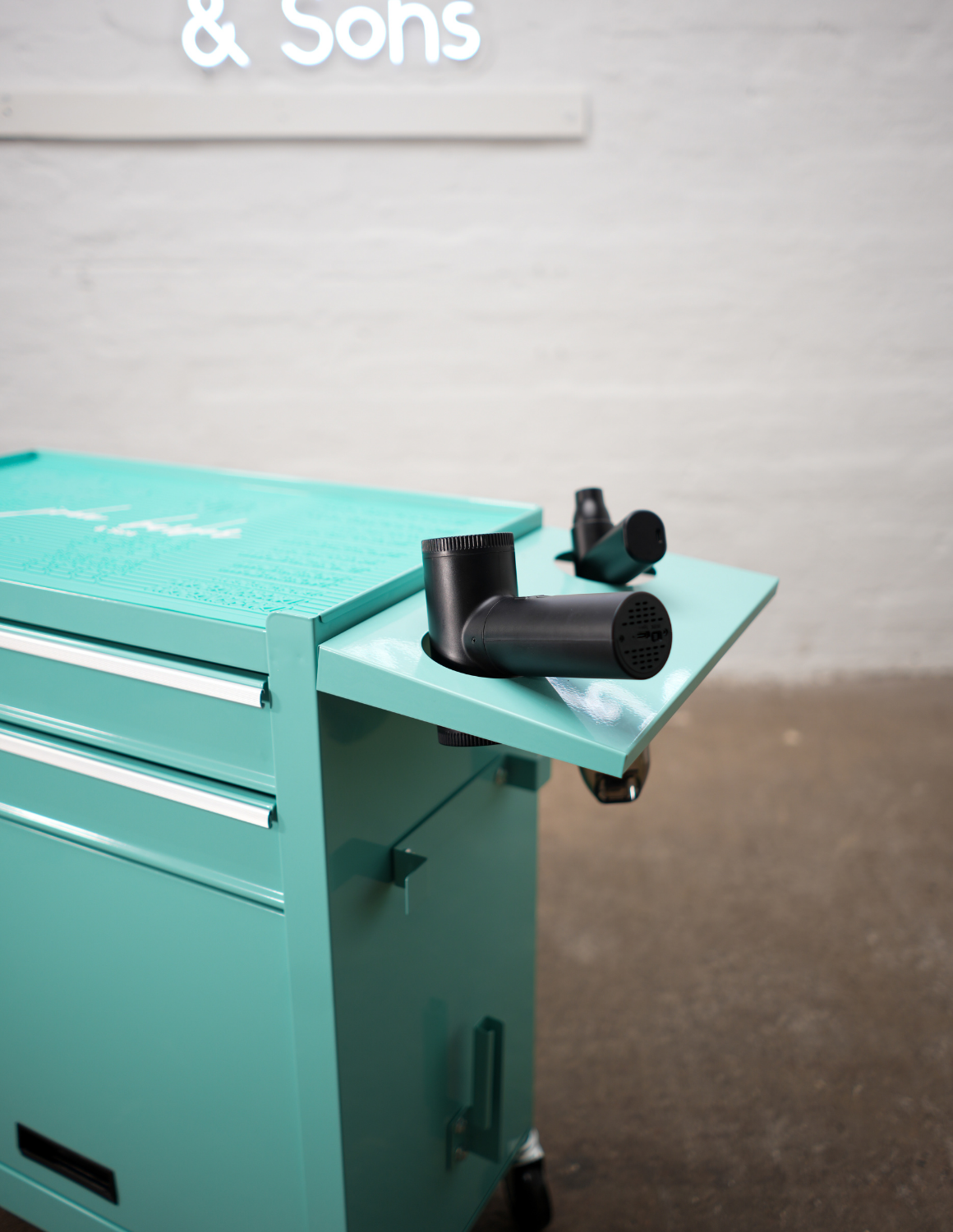 johnbarbersons Barber Trolley in Turquoise