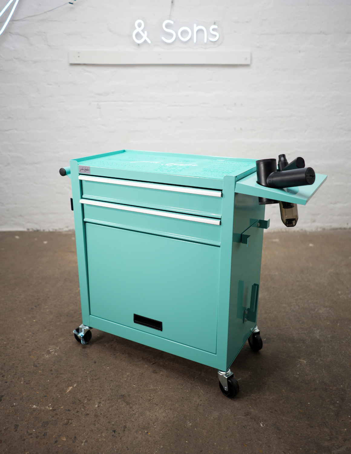 johnbarbersons Barber Trolley in Turquoise