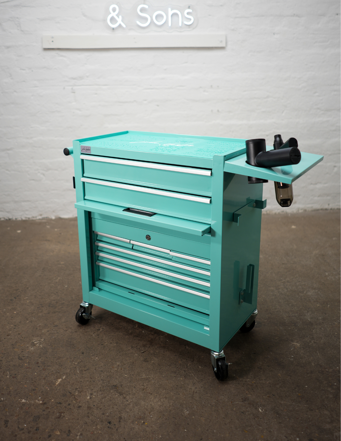 johnbarbersons Barber Trolley in Turquoise