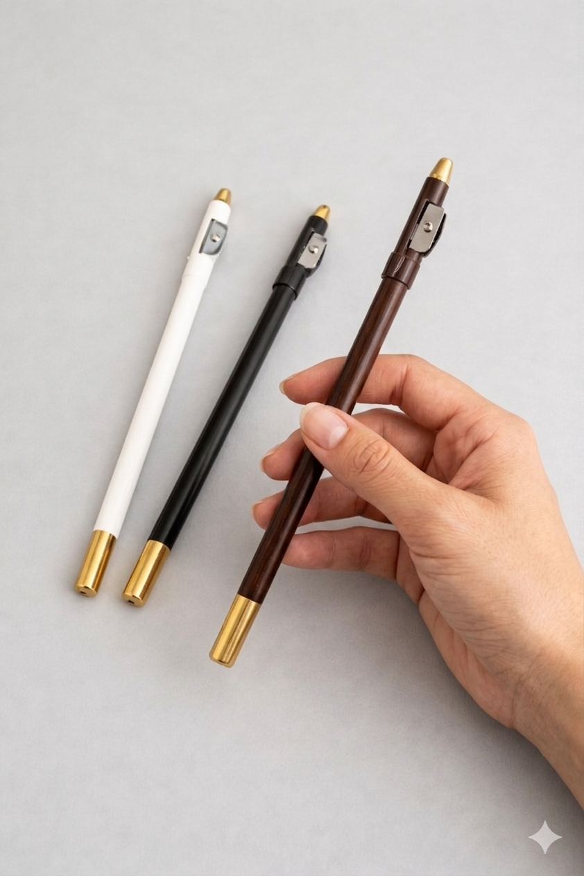 Barber Magic Pencil Set – Hairline & Outline Stift in 4 Hauttönen inkl. Anspitzer für präzise Outlines