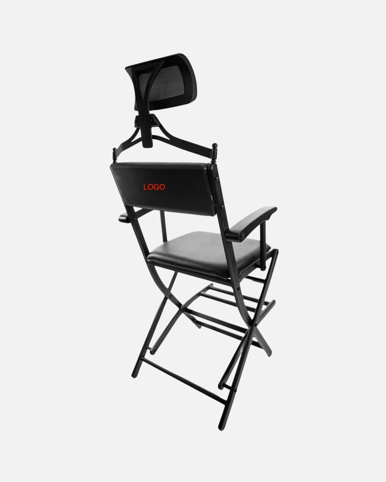 John Barber & Sons Inkl. dein Logo auf der Rückenlehne AUSSEN Mobiler Barber Stuhl inkl. Kopfstütze