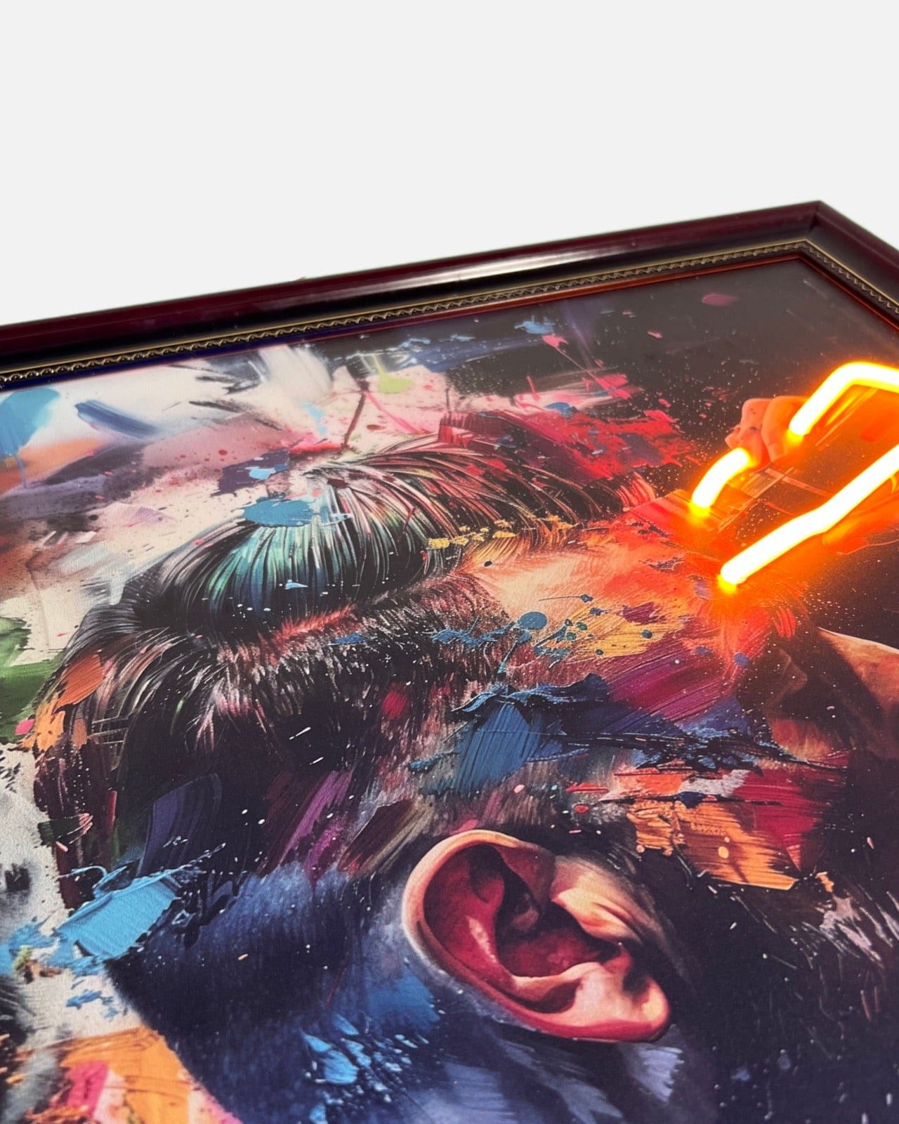 Colorful Cuts - Barbering is Art 1 / 50 Neon Art Paintings