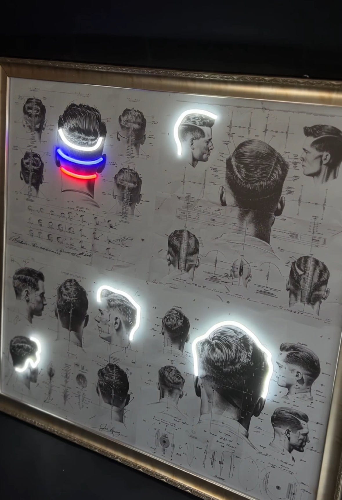 "The Fade Fundamentals" peinture néon art 1/10 100x100cm