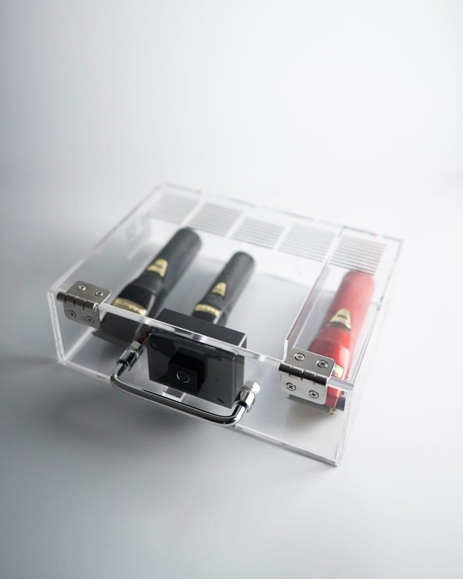 johnbarbersons Arbeitsplatz Safe GEAR LOCK mit Fingerabdruck-Schloss