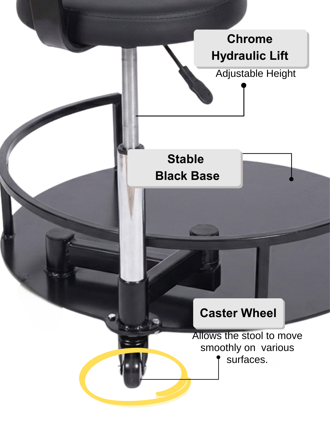 Rotierender Barber- & Friseur Hocker 2.0
