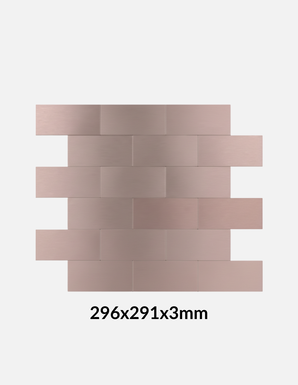 Dekorative, selbstklebende Metallwandfliesen für Friseursalons und Kosmetikstudios