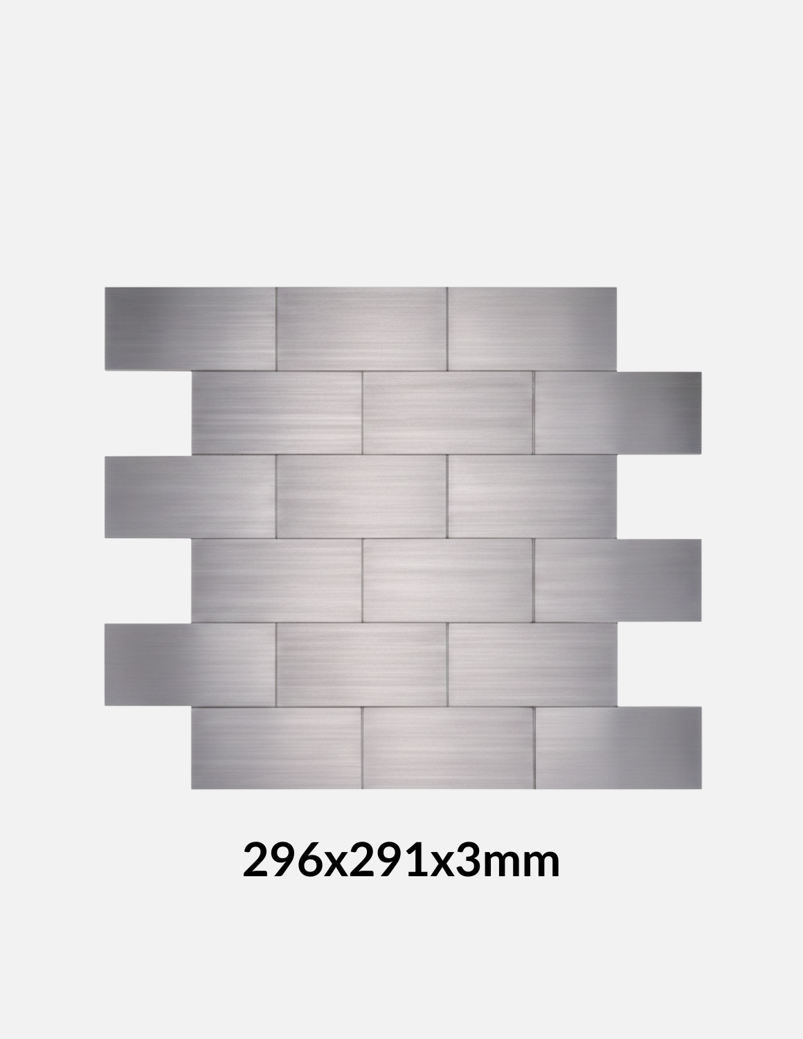 Dekorative, selbstklebende Metallwandfliesen für Friseursalons und Kosmetikstudios