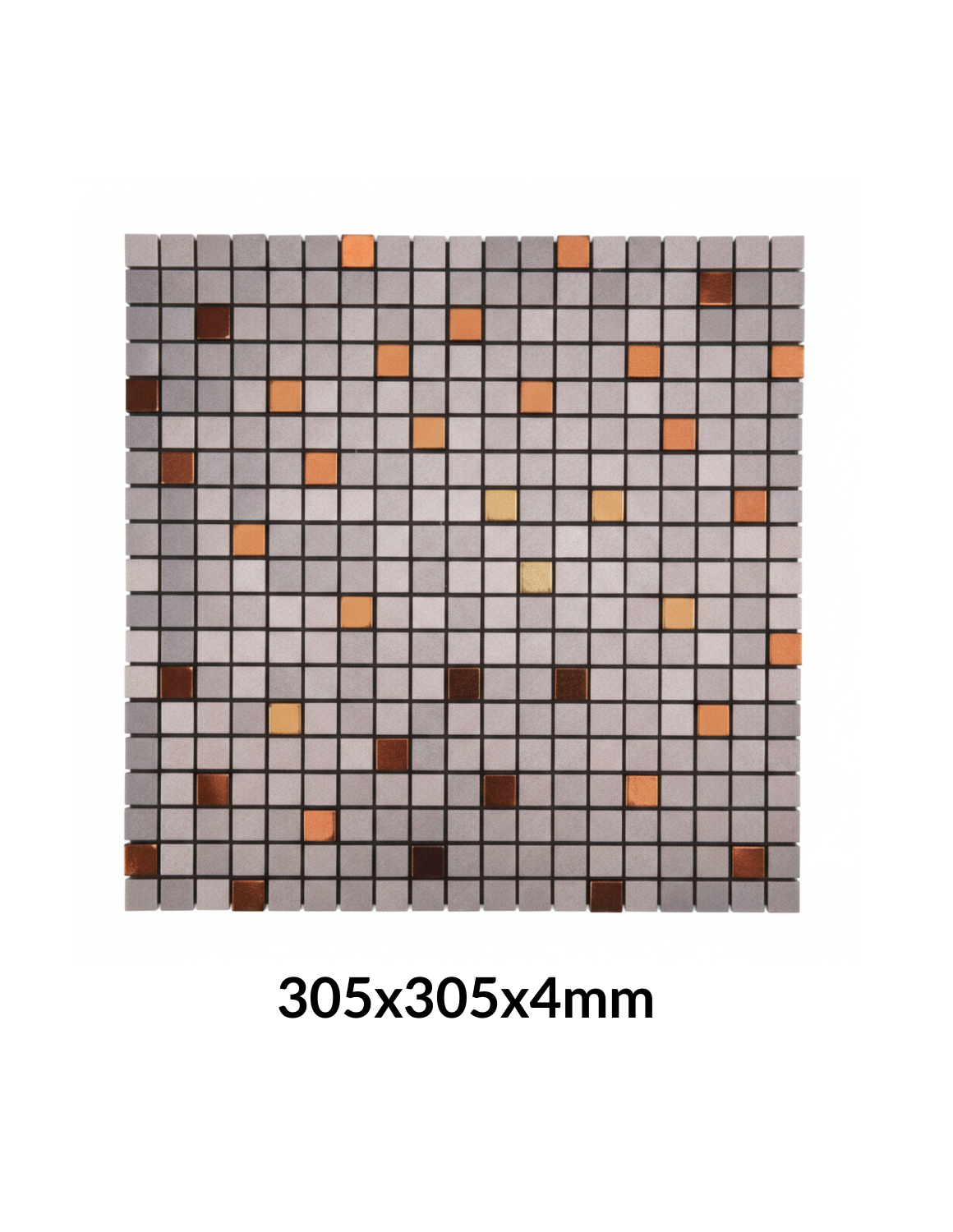 Dekorative, selbstklebende Metallwandfliesen für Friseursalons und Kosmetikstudios