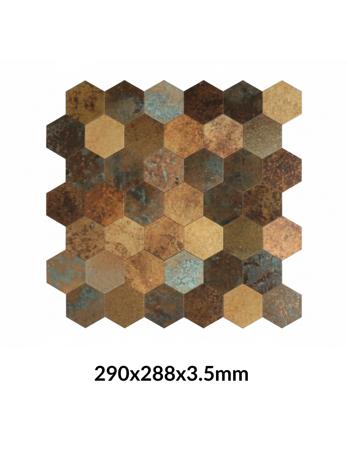 Dekorative, selbstklebende Metallwandfliesen für Friseursalons und Kosmetikstudios