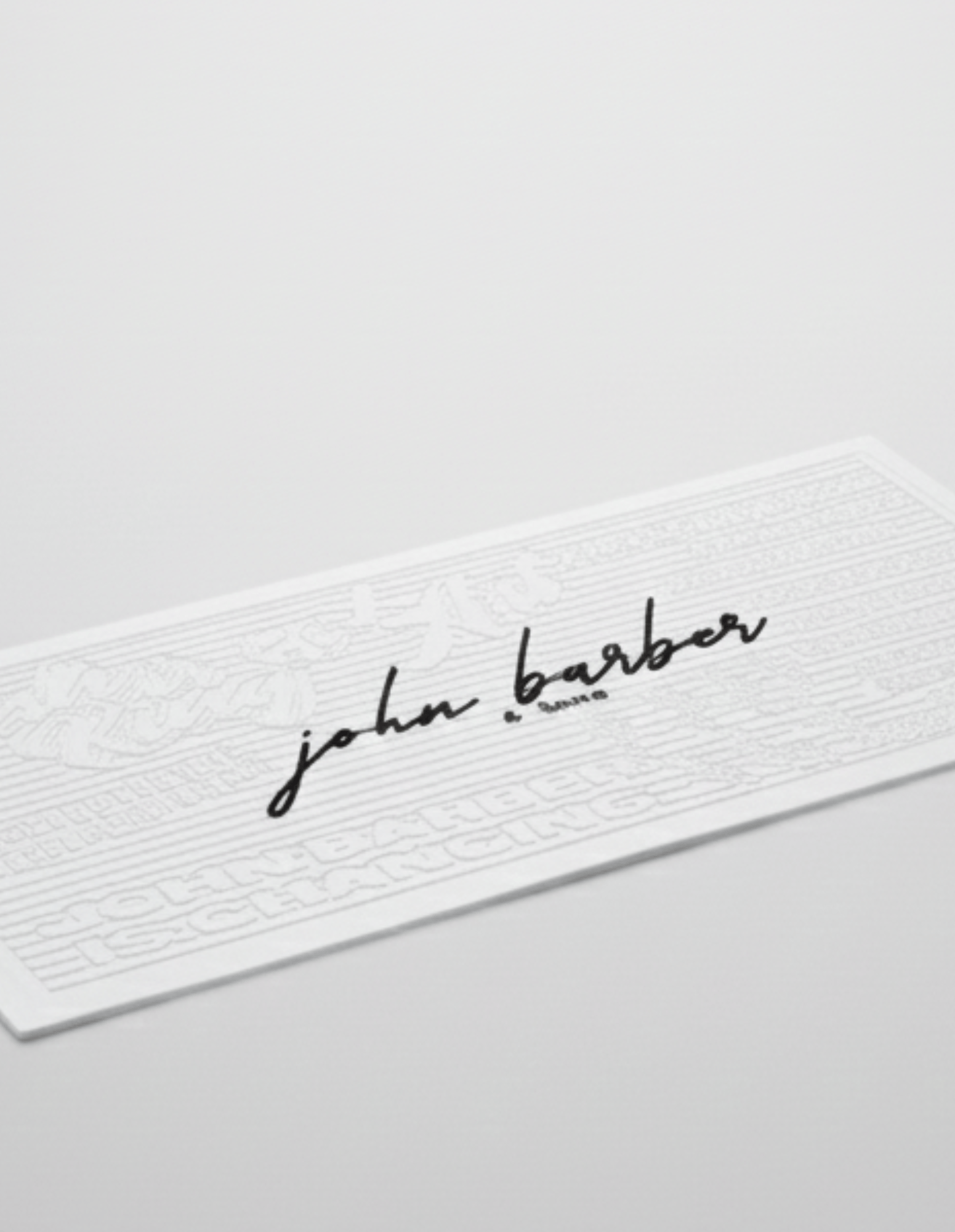 Stationsmatte Barber Silikon Matte