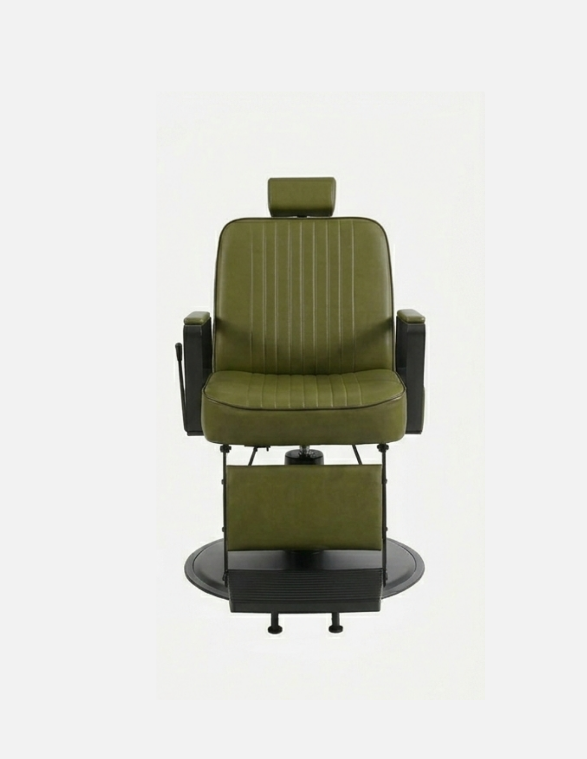 Plain Black Moosgrün Limited Edition barber chair for barbershop and salon use