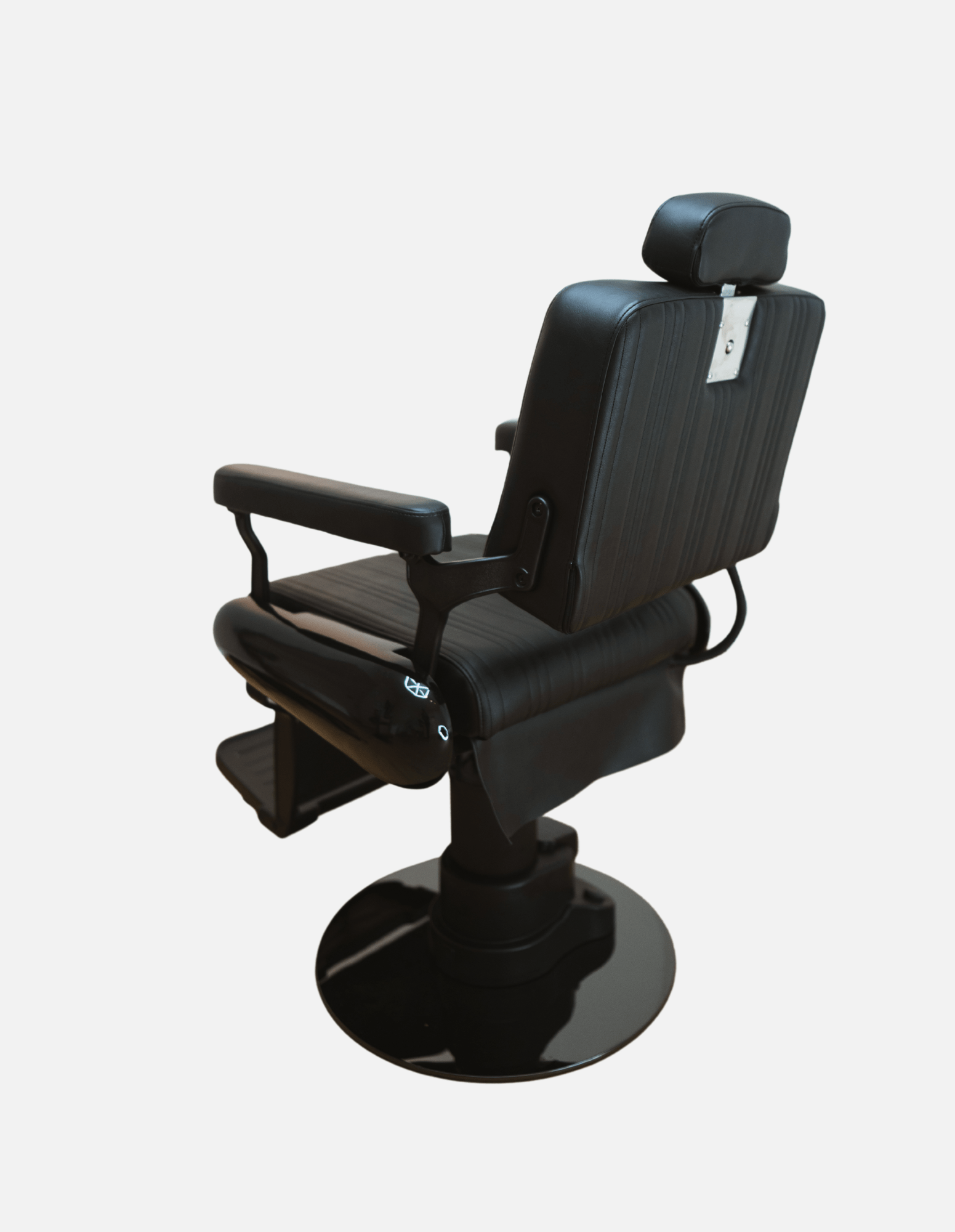 johnbarbersons New School Evolution Black Wireless electric bar stool with battery