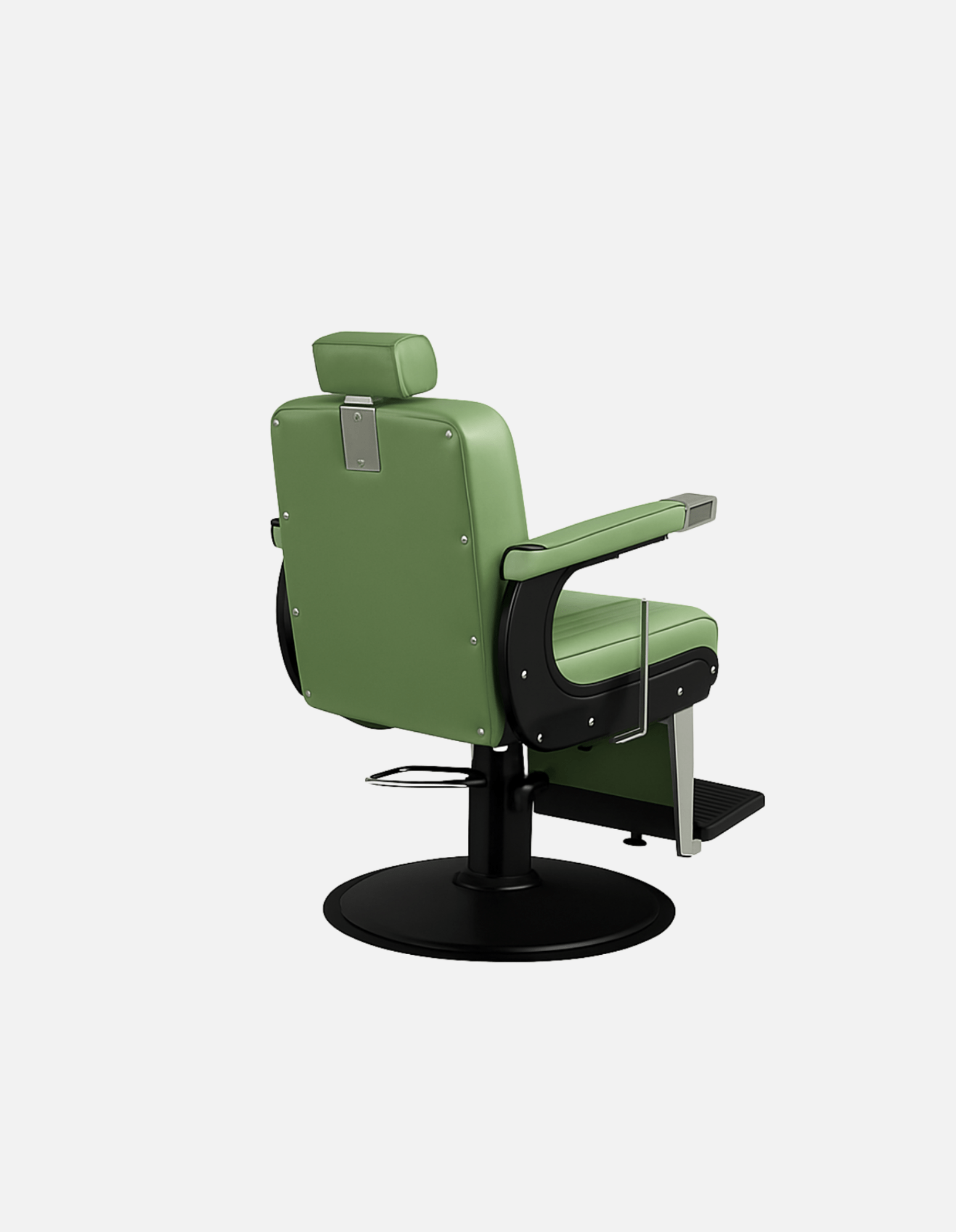 Barberstuhl New School Leaf Green für Barbershop und Friseursalon