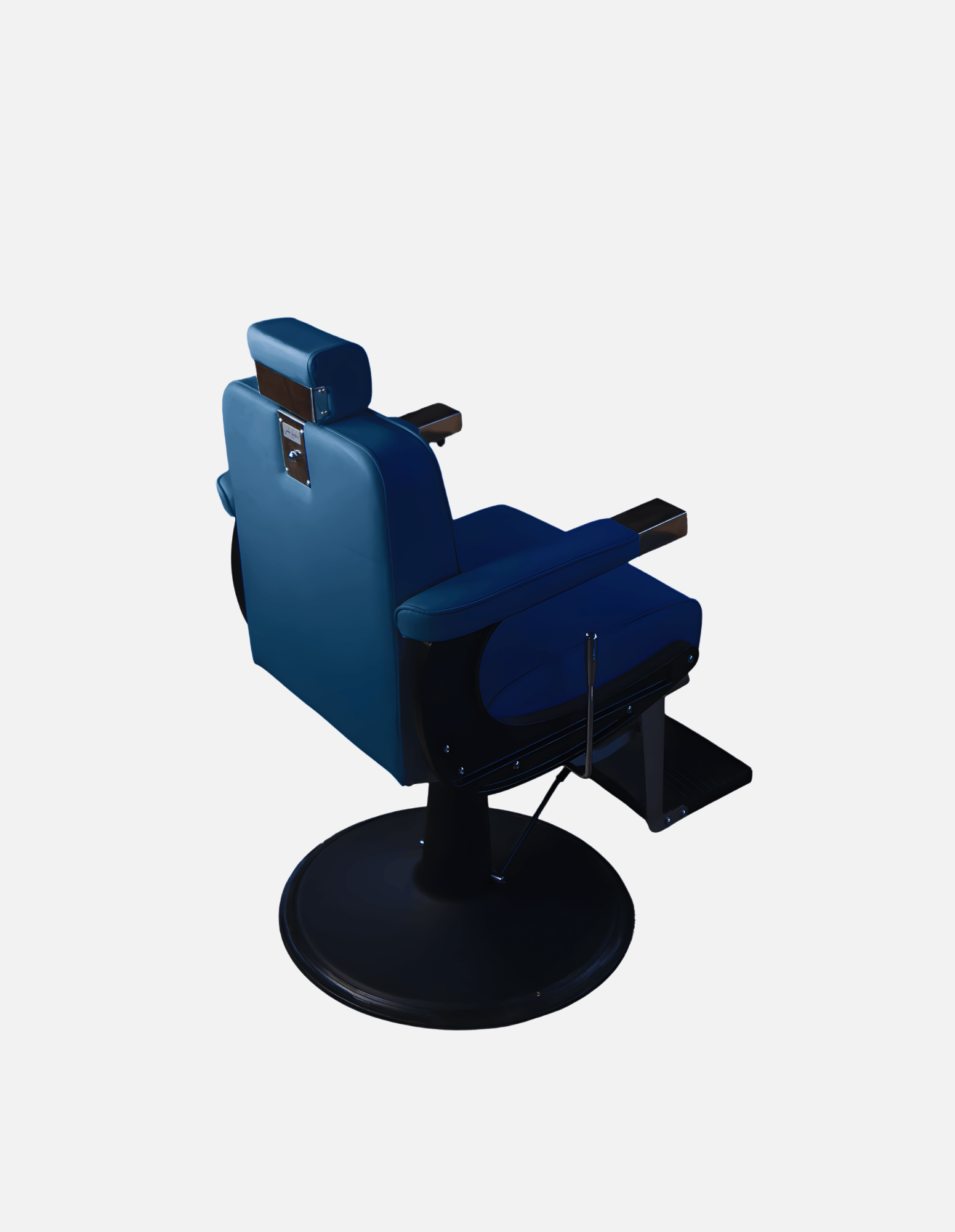 New School Barberstuhl Navy Blue – Friseurstuhl für Barbershop.
