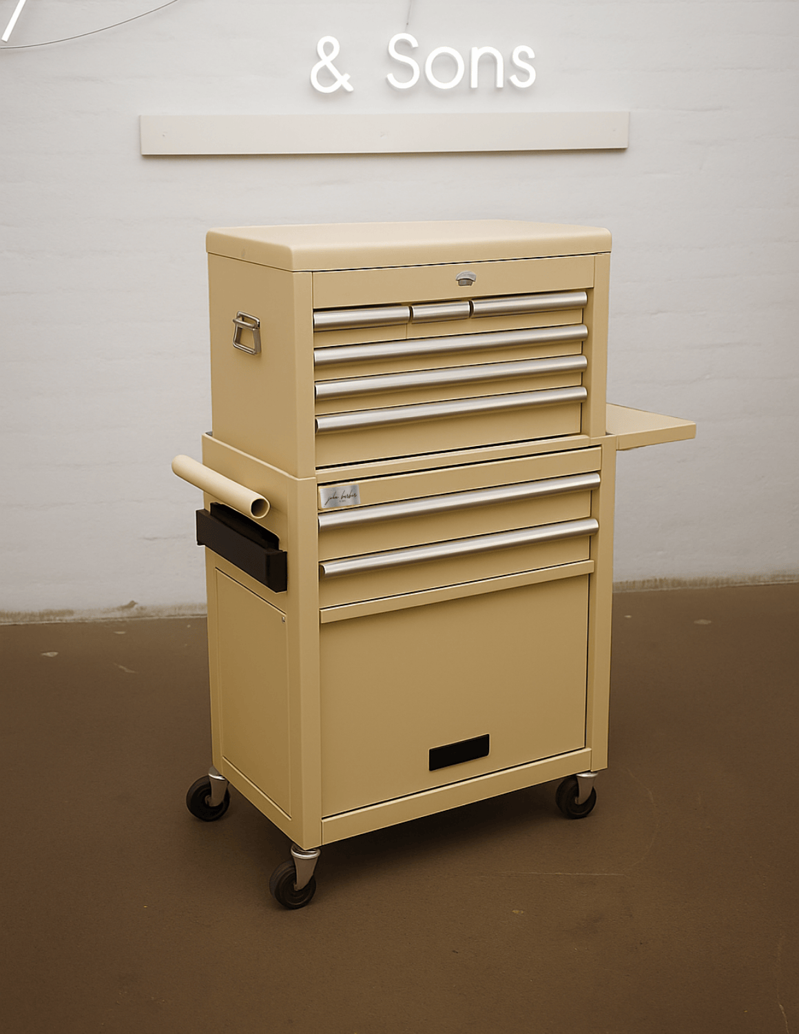 BARBER TROLLEY PRO ROLLWAGEN N VERSCHIEDENEN FARBEN – UV-STERILISATION Friseurwagen