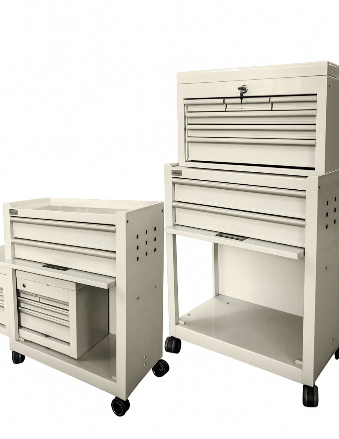 BARBER TROLLEY PRO – Carrello mobile in diversi colori – Disinfezione UV – Carrello da barbiere