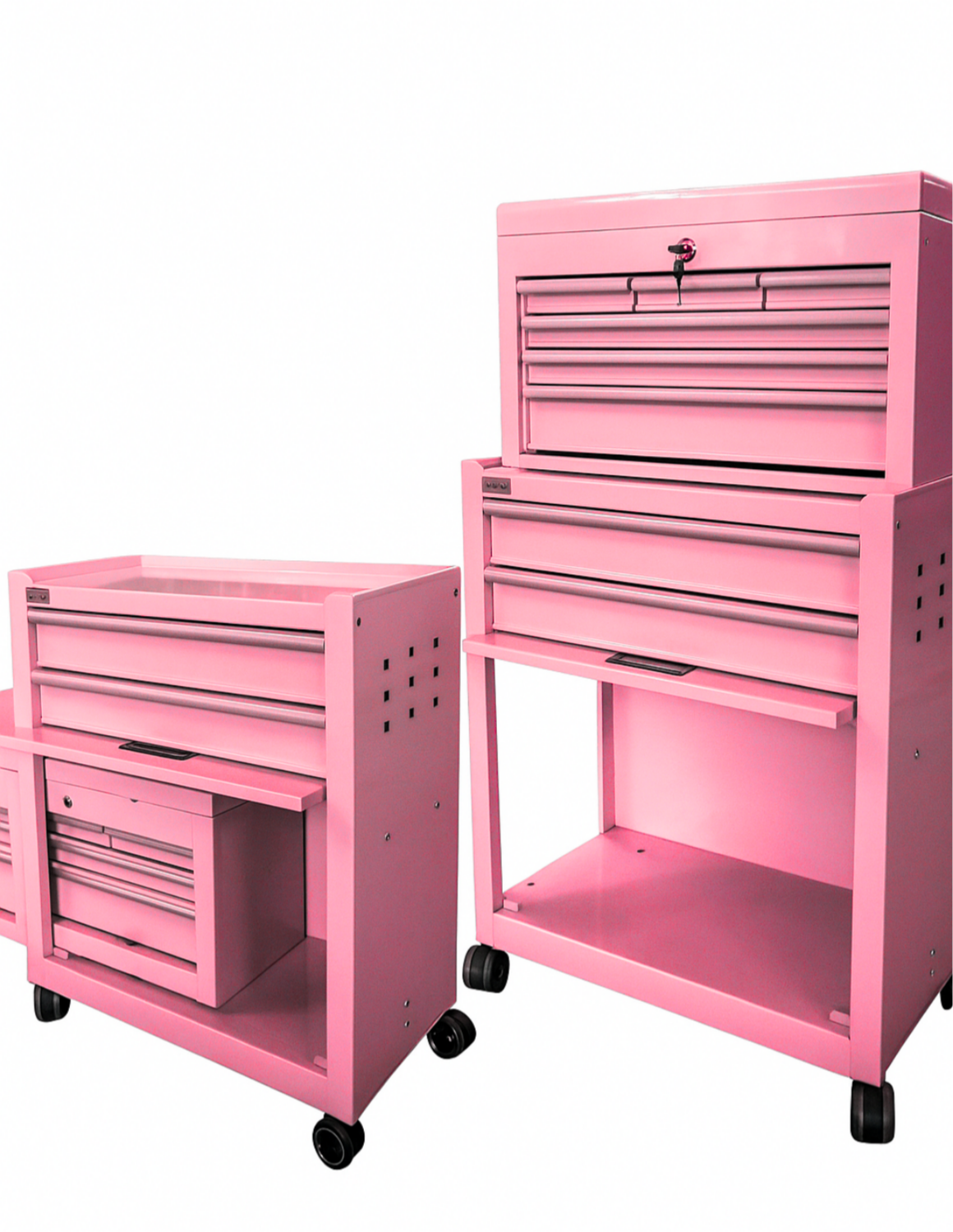 BARBER TROLLEY PRO – Mobiele trolley in verschillende kleuren – UV-desinfectie – Barbiertrolley