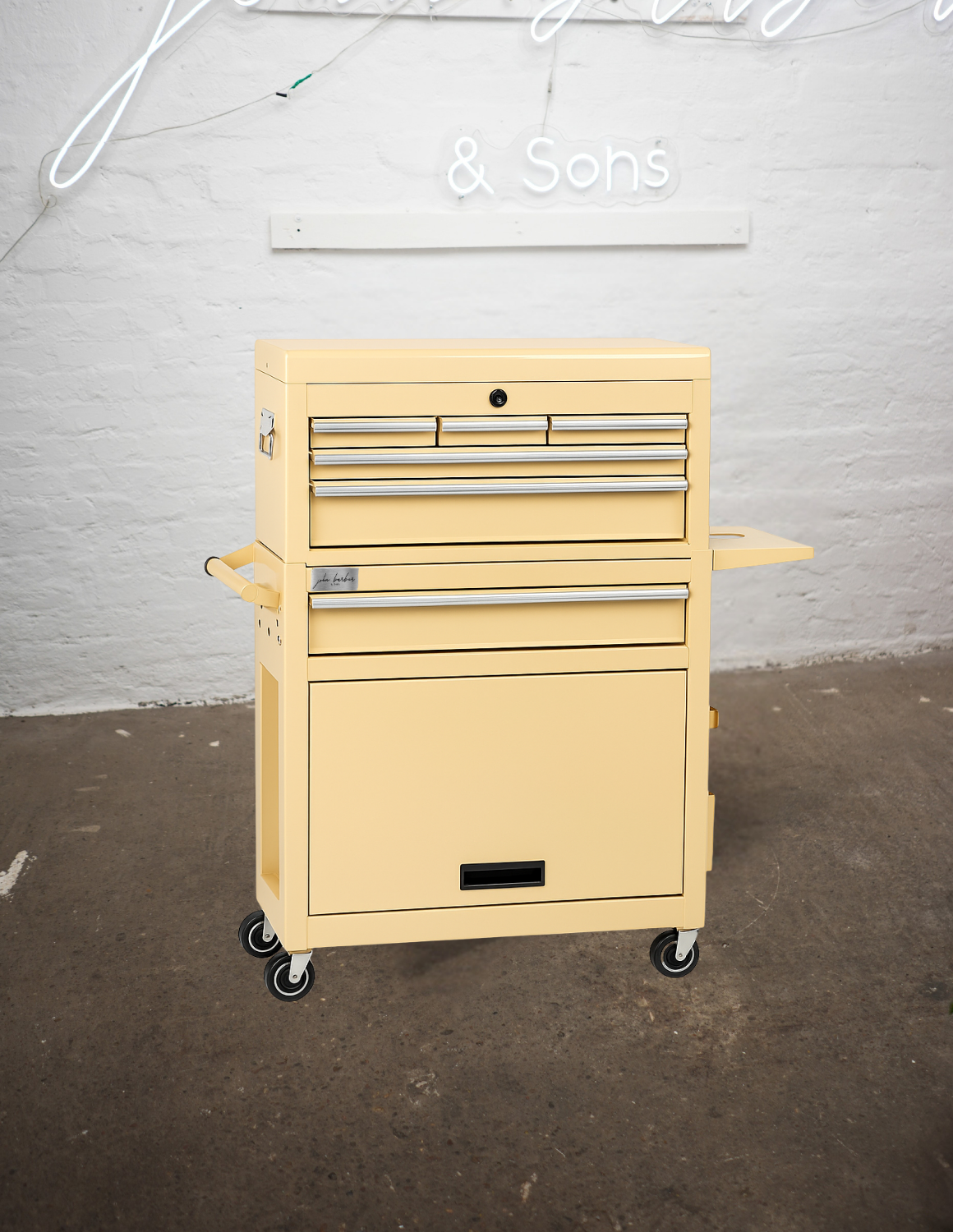 BARBER TROLLEY PRO – Carrello mobile in diversi colori – Disinfezione UV – Carrello da barbiere