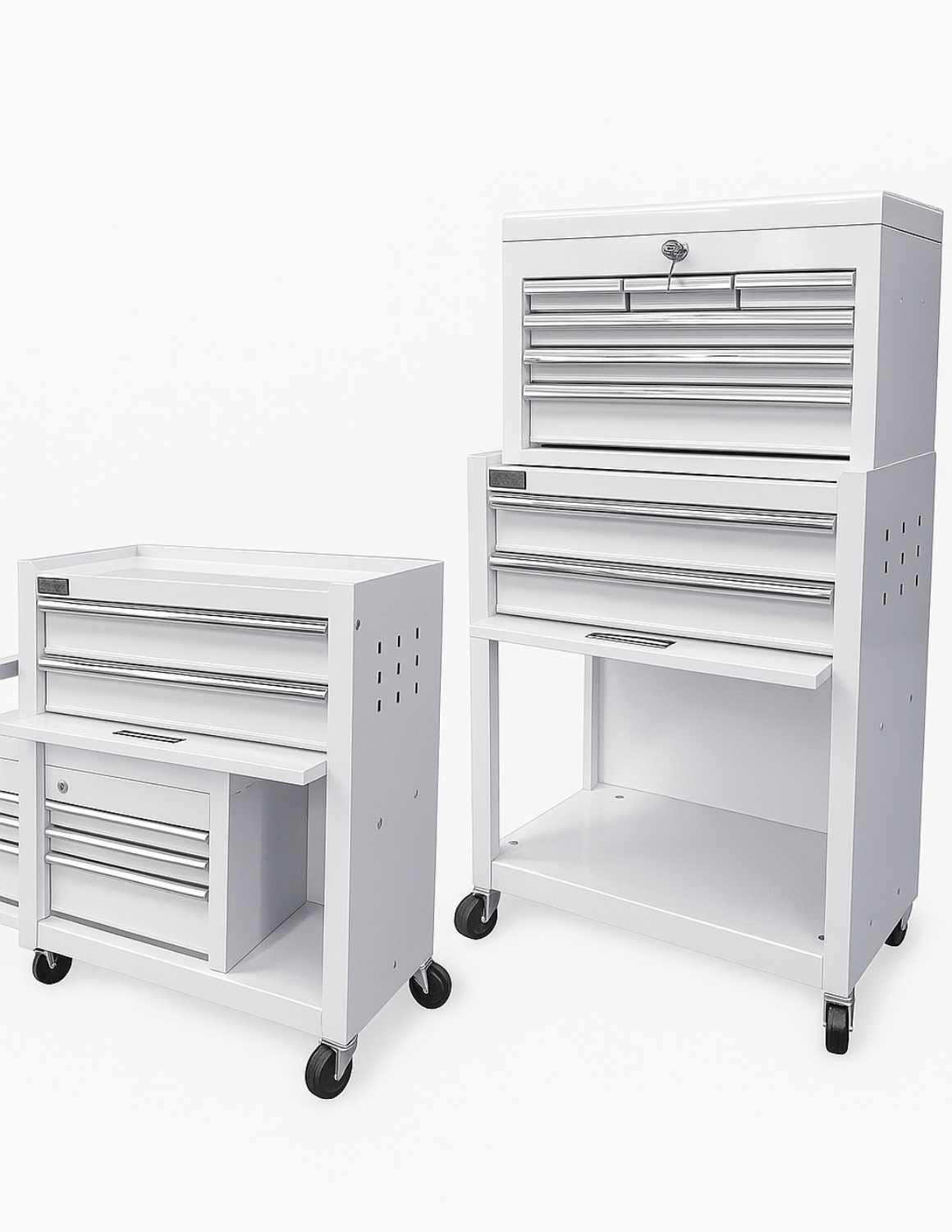 BARBER TROLLEY PRO – Mobiele trolley in verschillende kleuren – UV-desinfectie – Barbiertrolley