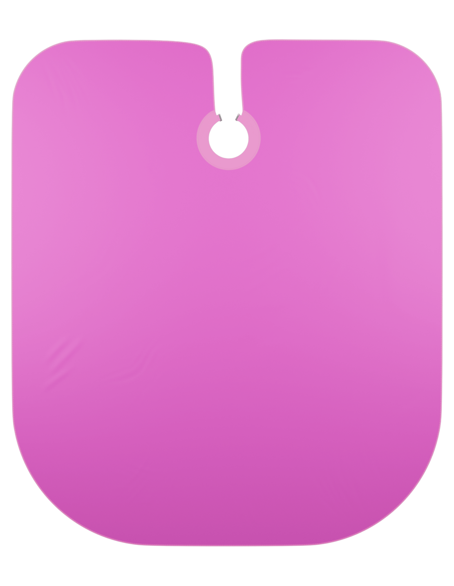 Elegant pink premium cape, metal hook, with optional logo branding