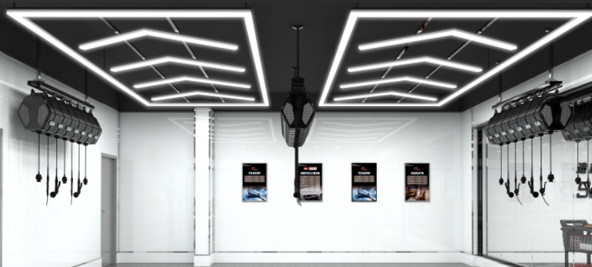 Barbershop & hairdressing salon LED design lighting