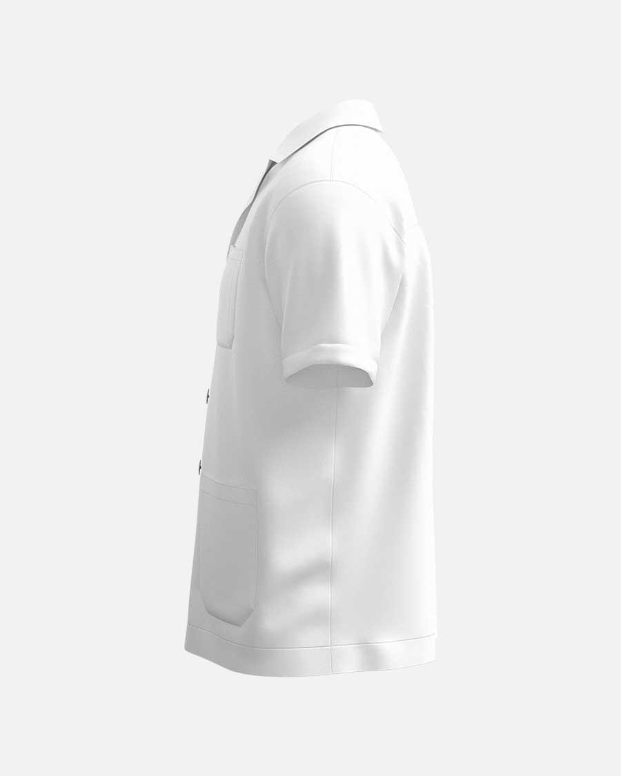 johnbarbersons Klassicher Barber Mantel, Kurzarm