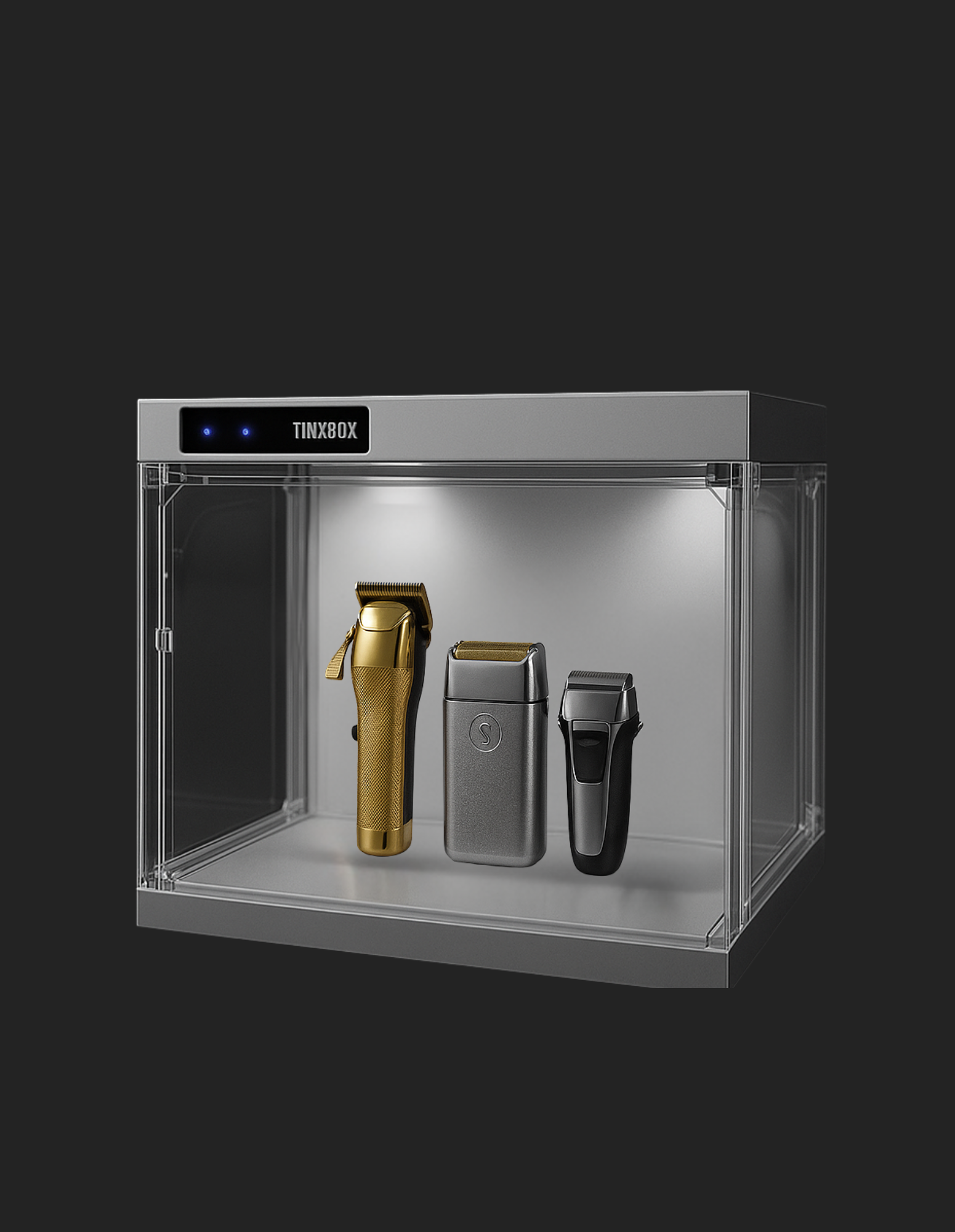 TINXBOX Smart Display Box – Vitrine für Sneaker und Sammlerstücke.