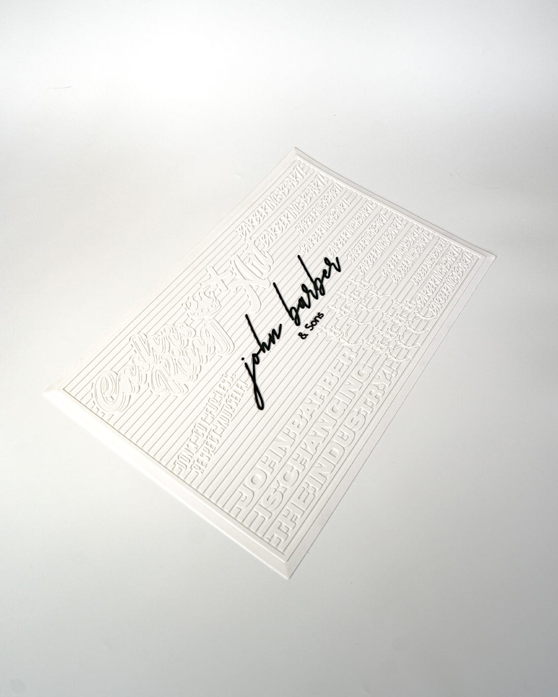 John Barber & Sons Stationsmatte Barber Silikon Matte