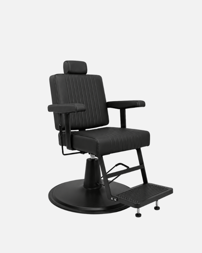 The Wire 2.0 ALL IN BLACK Chaise de coiffure complète noire UNISEXE
