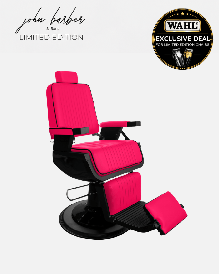 Ripped Guardian Barberstuhl in HOT PINK Limited Edition