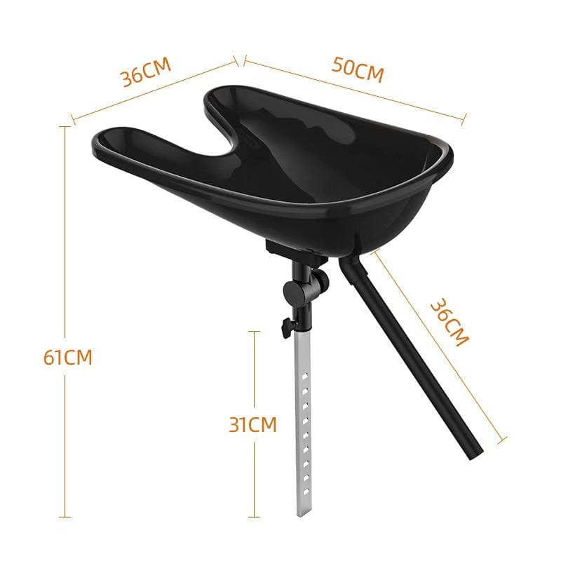 Mobile Barber Chair Sink Attachment – Profesionální přenosné mycí umyvadlo pro barber shopy a salony