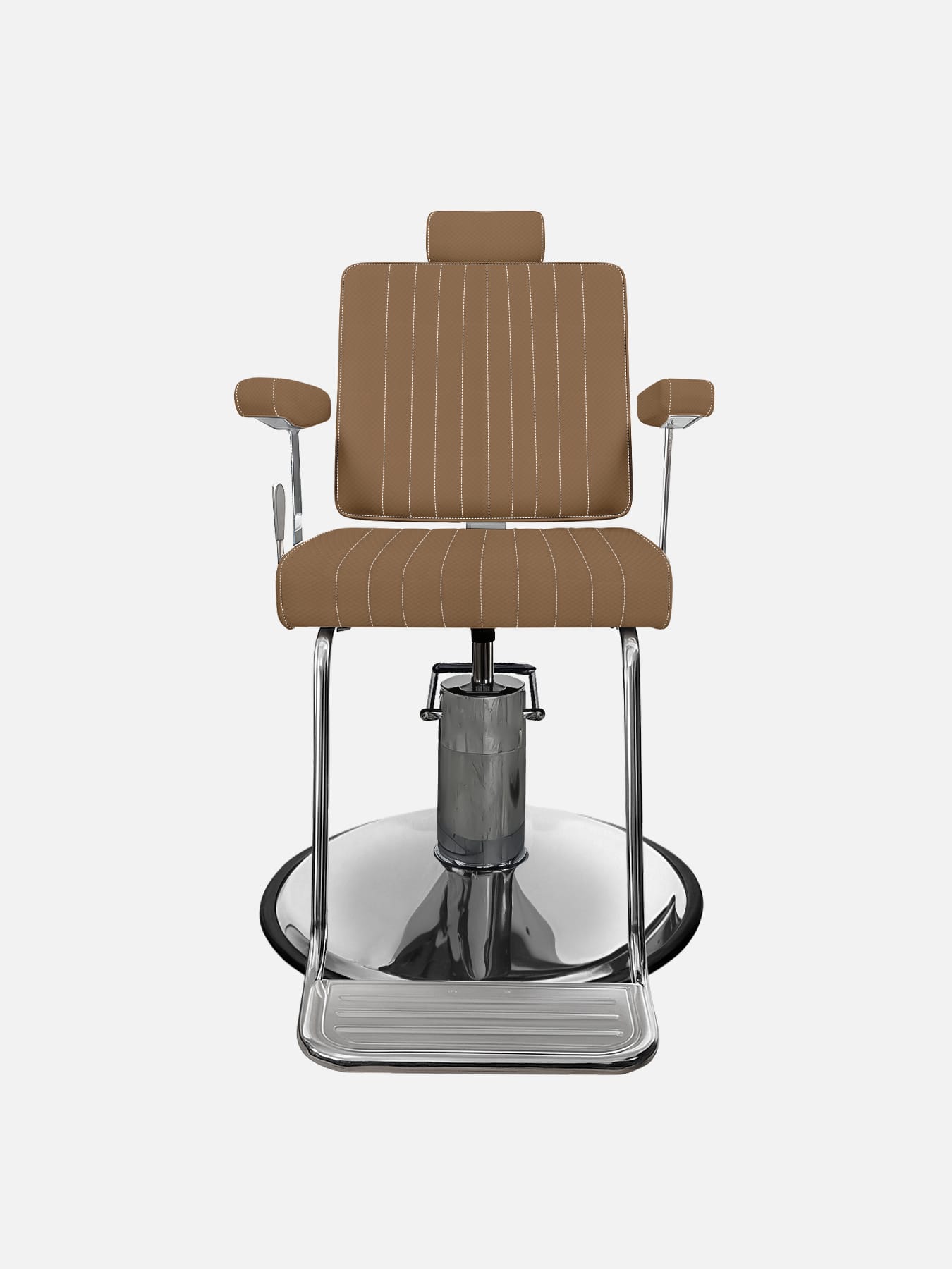 Friseurstuhl Wire Braun mit Kopfstütze